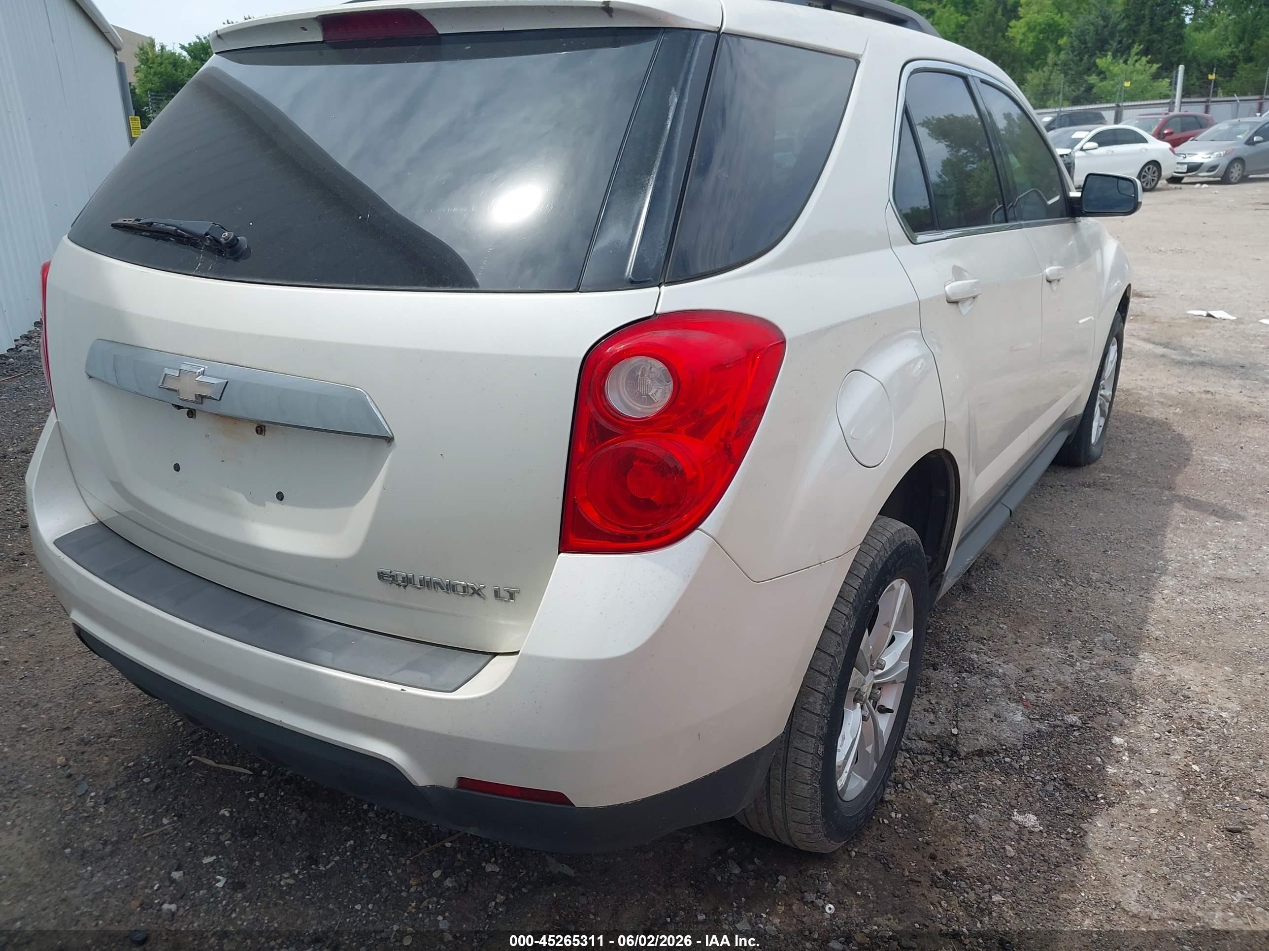 2012 Chevrolet Equinox 1lt White vin: 2GNALDEK3C1303481