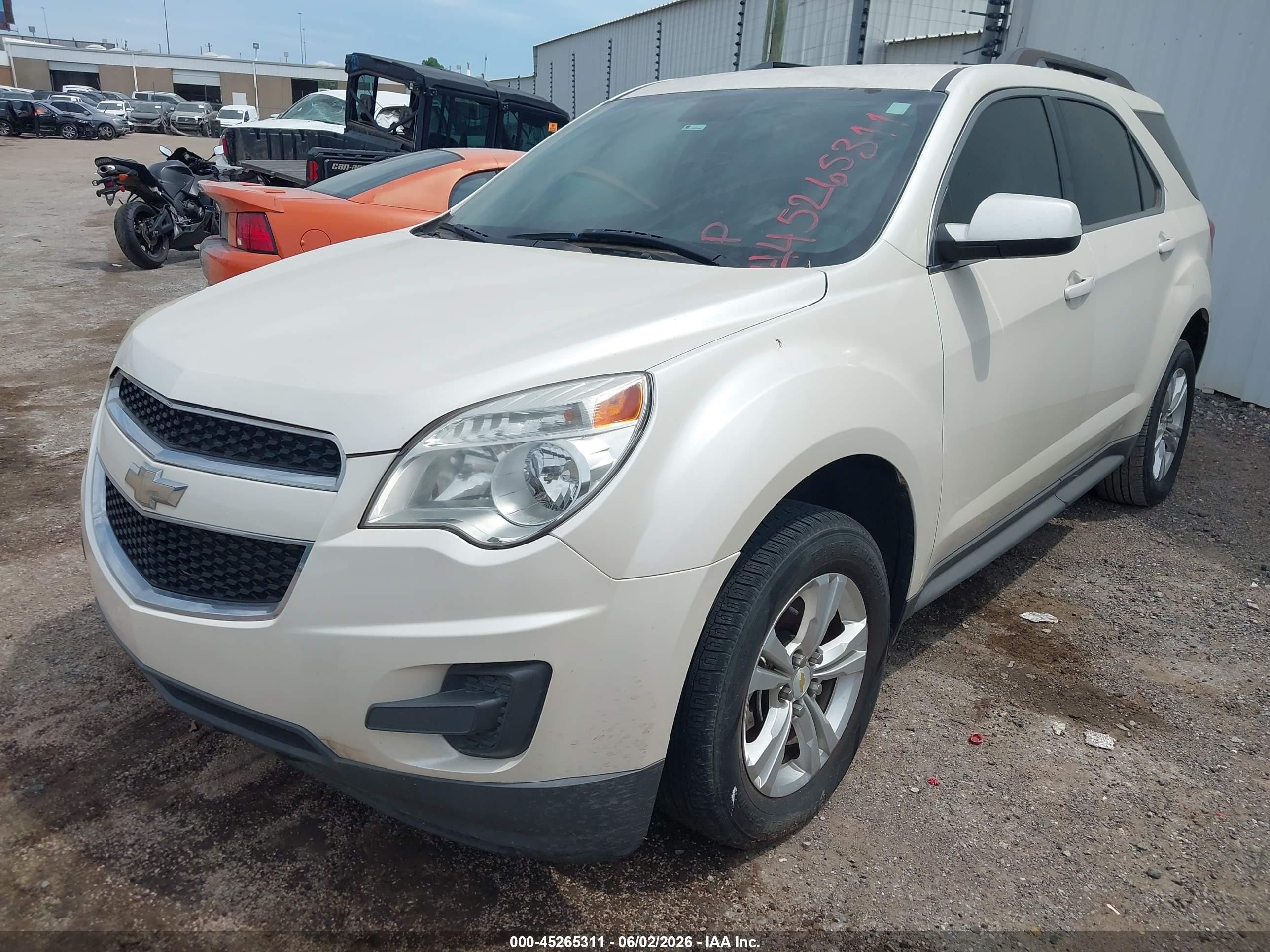 2012 Chevrolet Equinox 1lt White vin: 2GNALDEK3C1303481