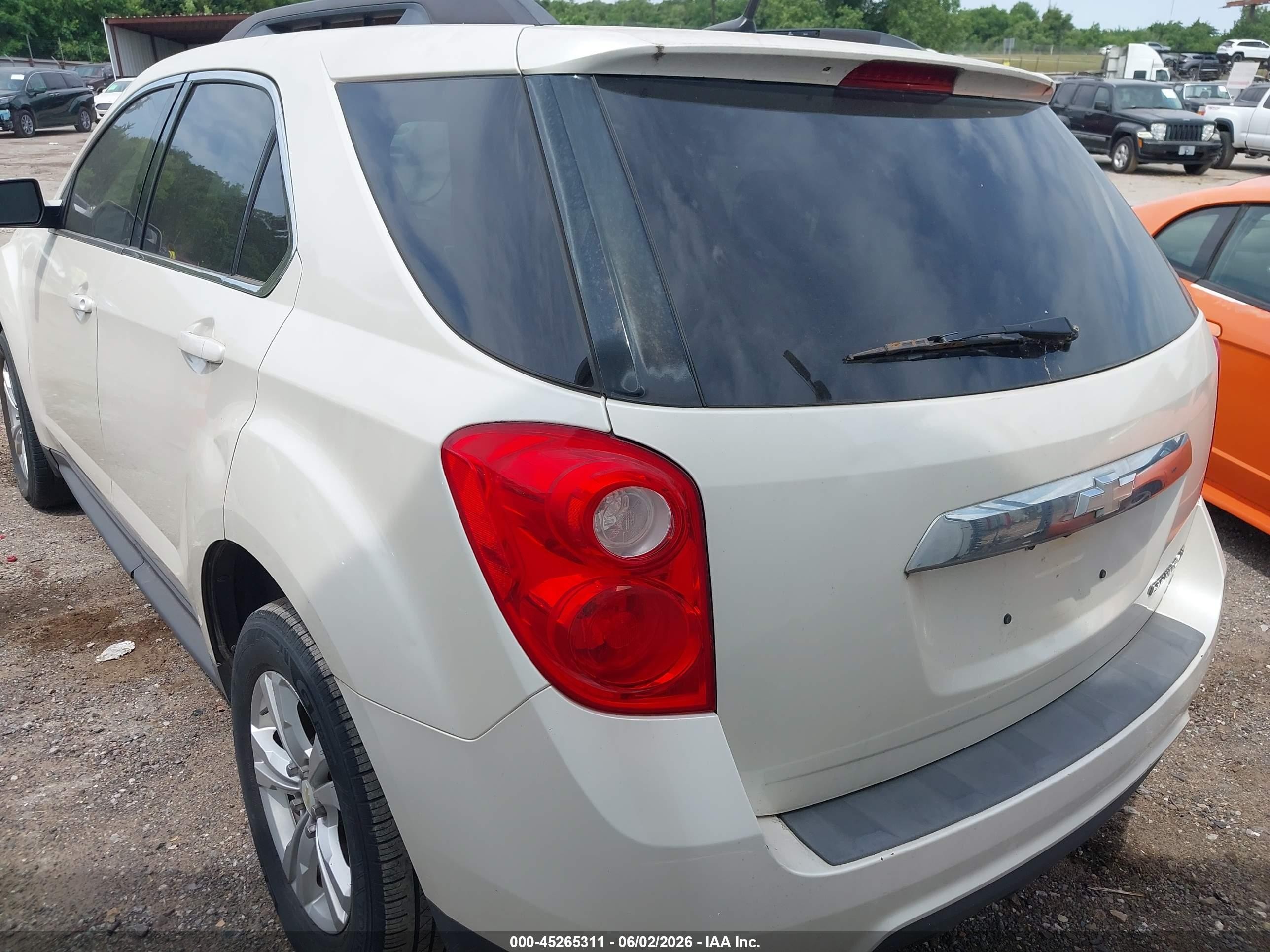2012 Chevrolet Equinox 1lt White vin: 2GNALDEK3C1303481