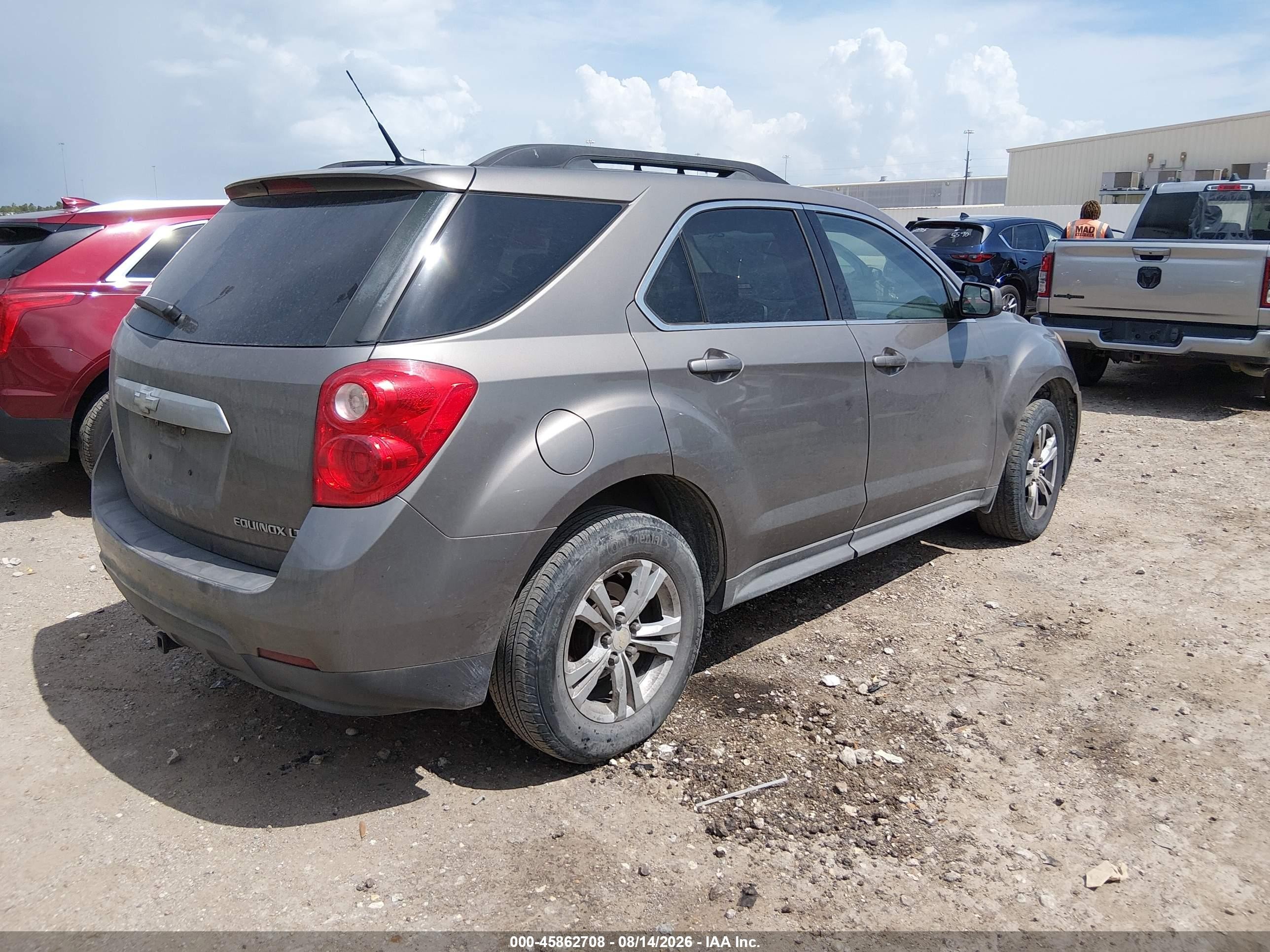 2012 Chevrolet Equinox Lt W/1lt Желто-коричневый vin: 2GNALDEK3C6121007