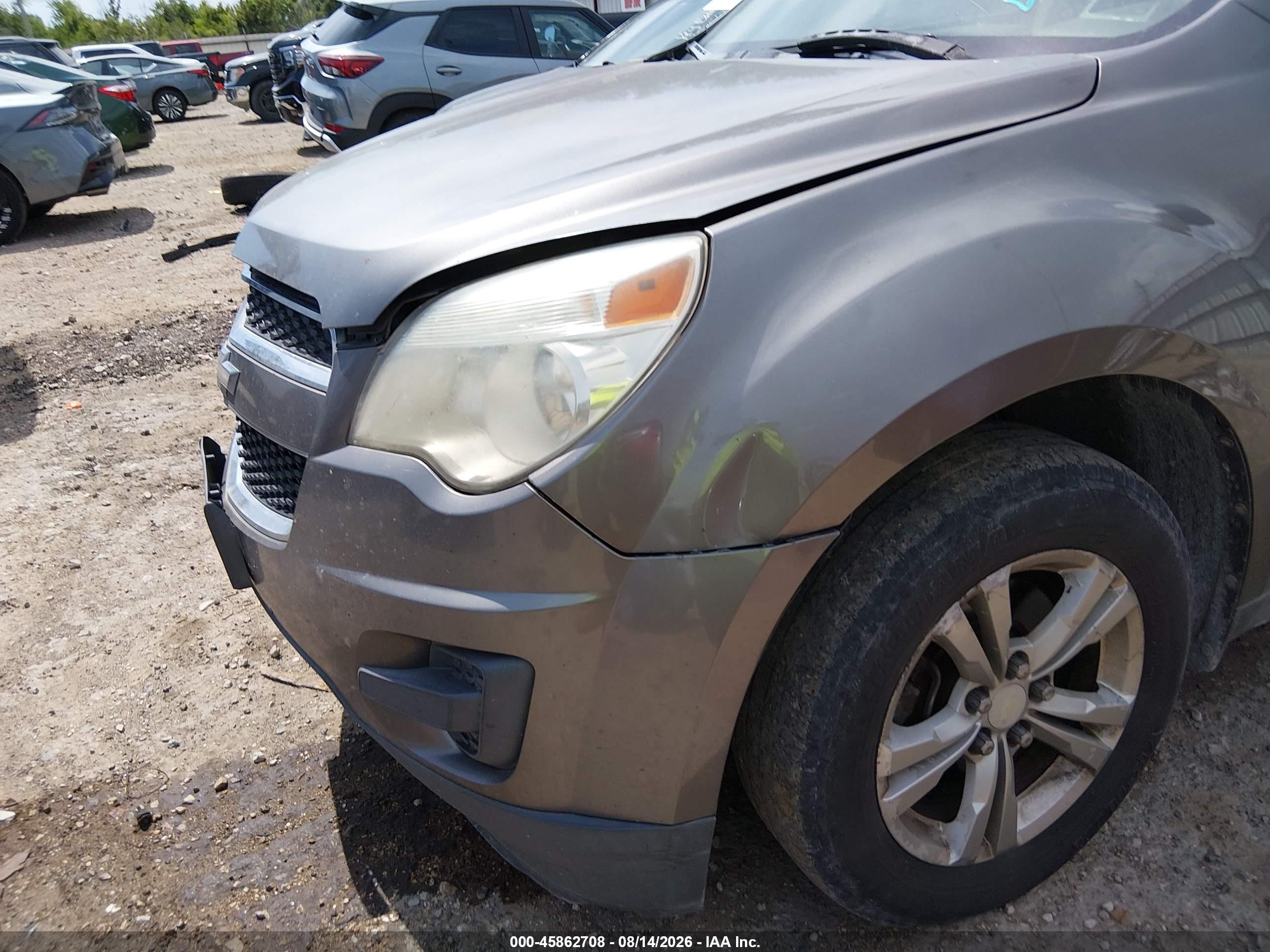 2012 Chevrolet Equinox Lt W/1lt Желто-коричневый vin: 2GNALDEK3C6121007