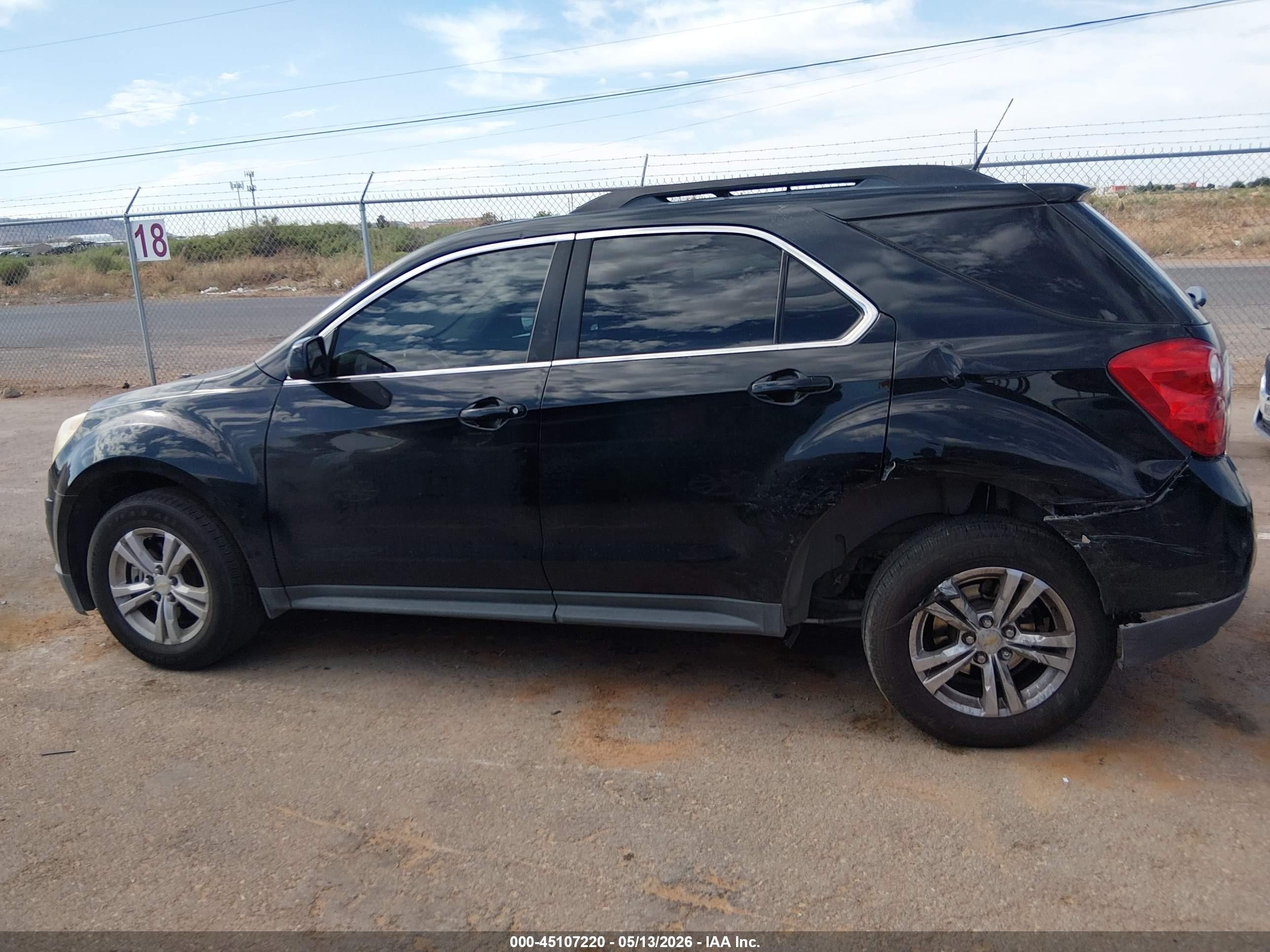 2012 Chevrolet Equinox 1lt Black vin: 2GNALDEK3C6369404