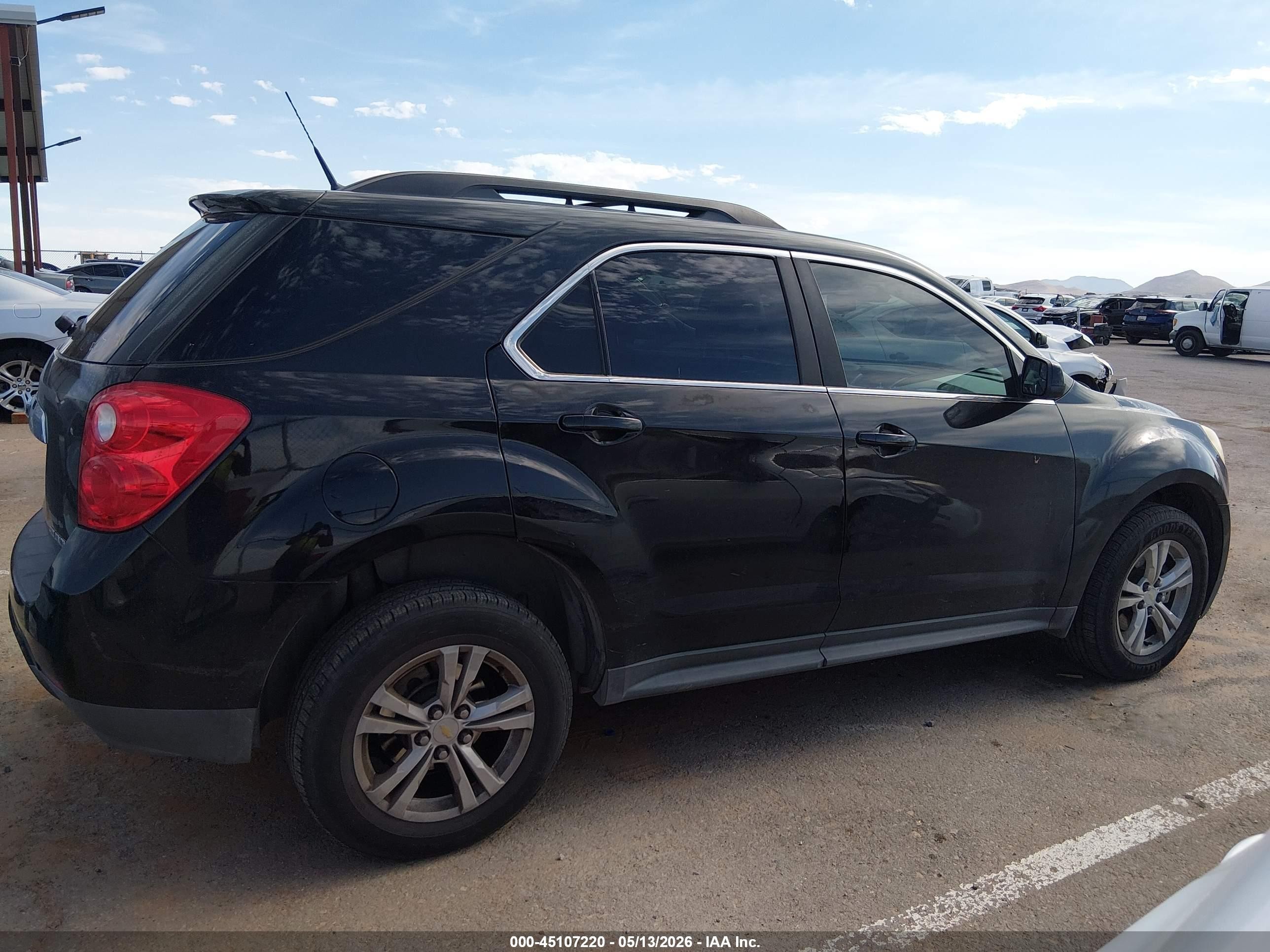 2012 Chevrolet Equinox 1lt Black vin: 2GNALDEK3C6369404