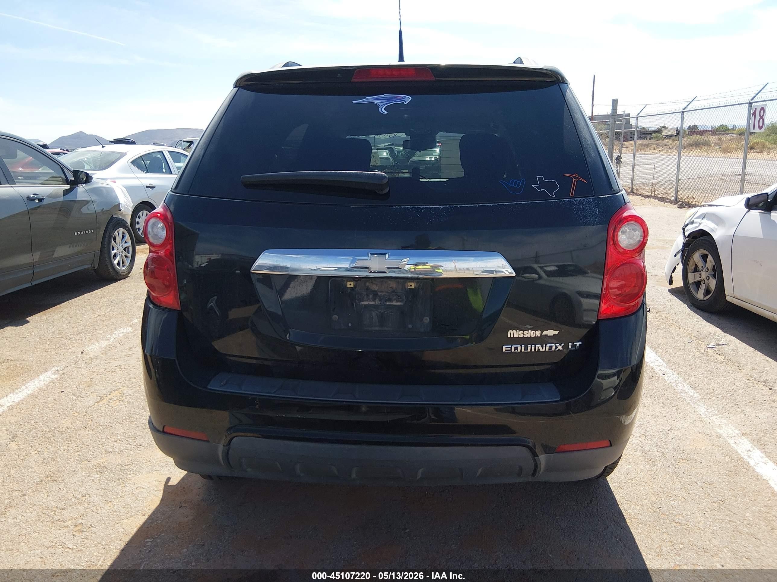 2012 Chevrolet Equinox 1lt Black vin: 2GNALDEK3C6369404