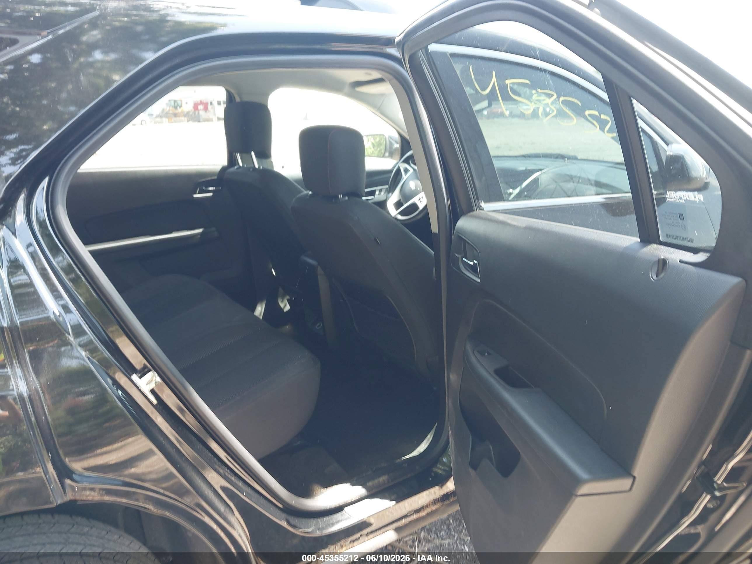 2012 Chevrolet Equinox 1lt Black vin: 2GNALDEK3C6386106