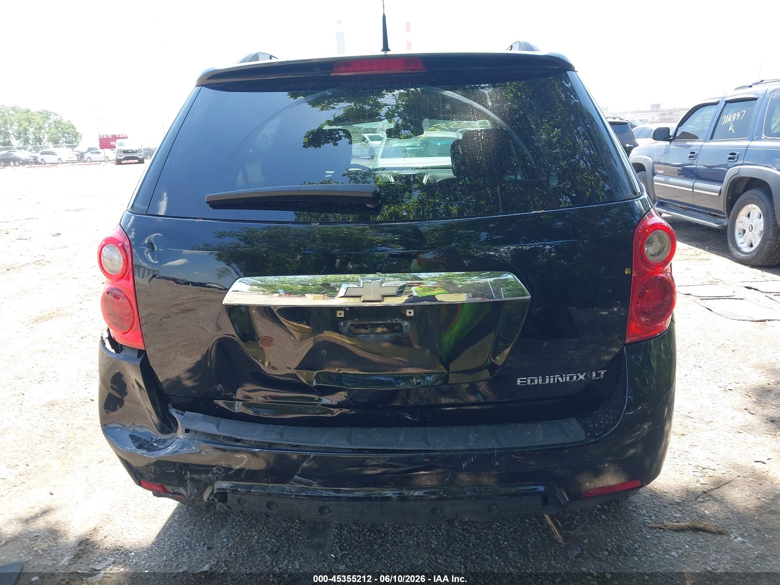 2012 Chevrolet Equinox 1lt Black vin: 2GNALDEK3C6386106