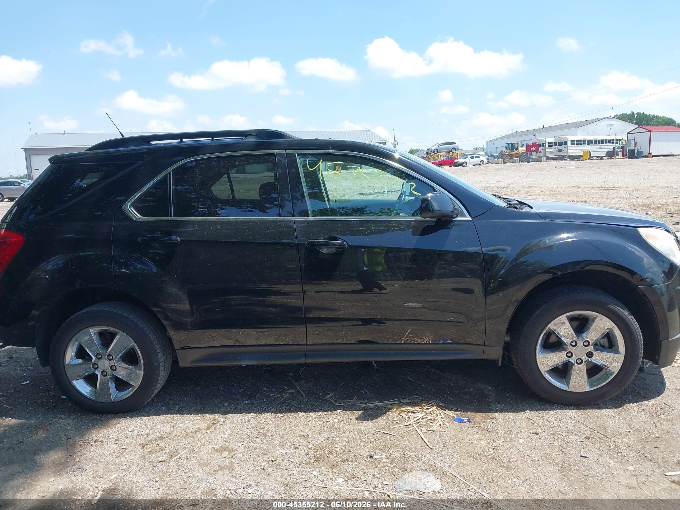2012 Chevrolet Equinox 1lt Black vin: 2GNALDEK3C6386106