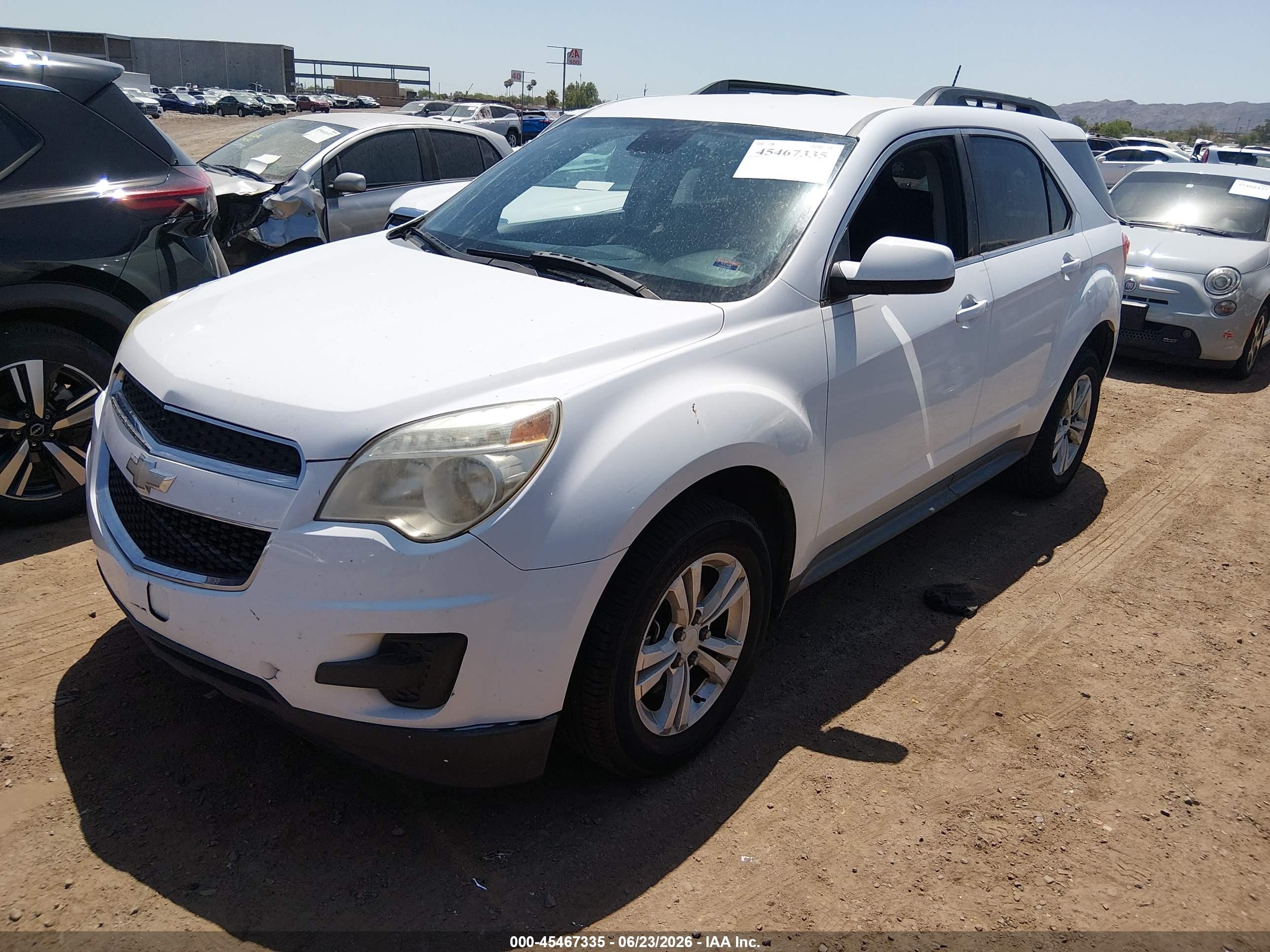 2013 Chevrolet Equinox Lt White vin: 2GNALDEK3D1139103