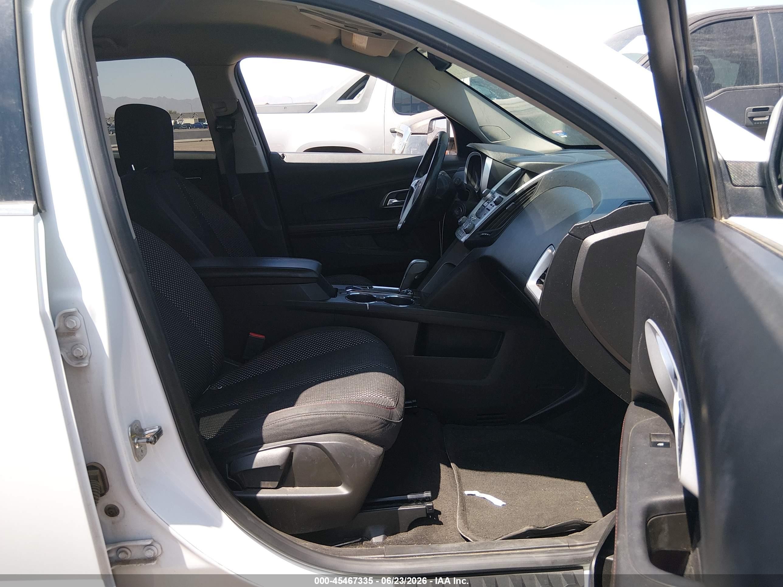 2013 Chevrolet Equinox Lt White vin: 2GNALDEK3D1139103