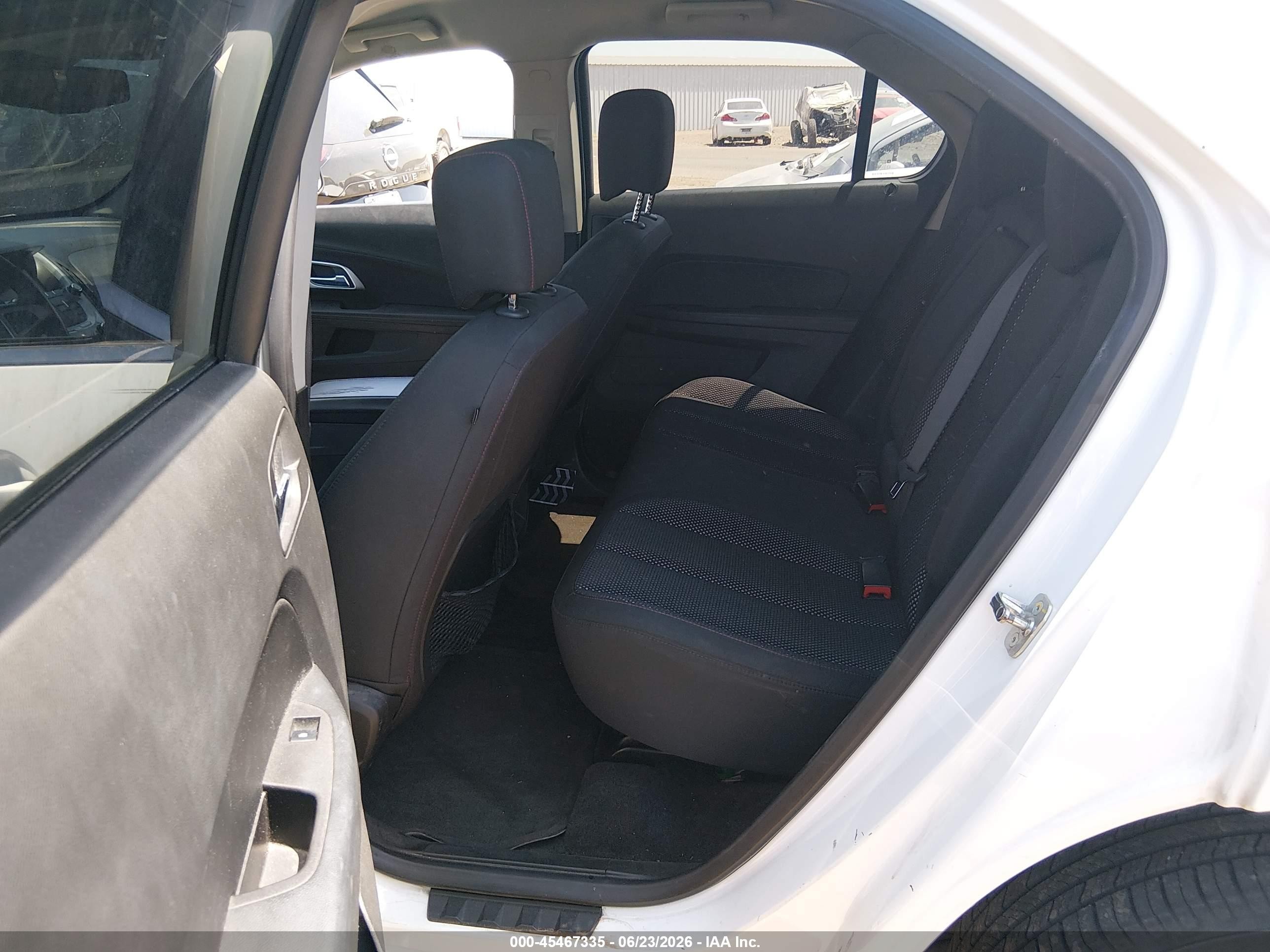 2013 Chevrolet Equinox Lt White vin: 2GNALDEK3D1139103