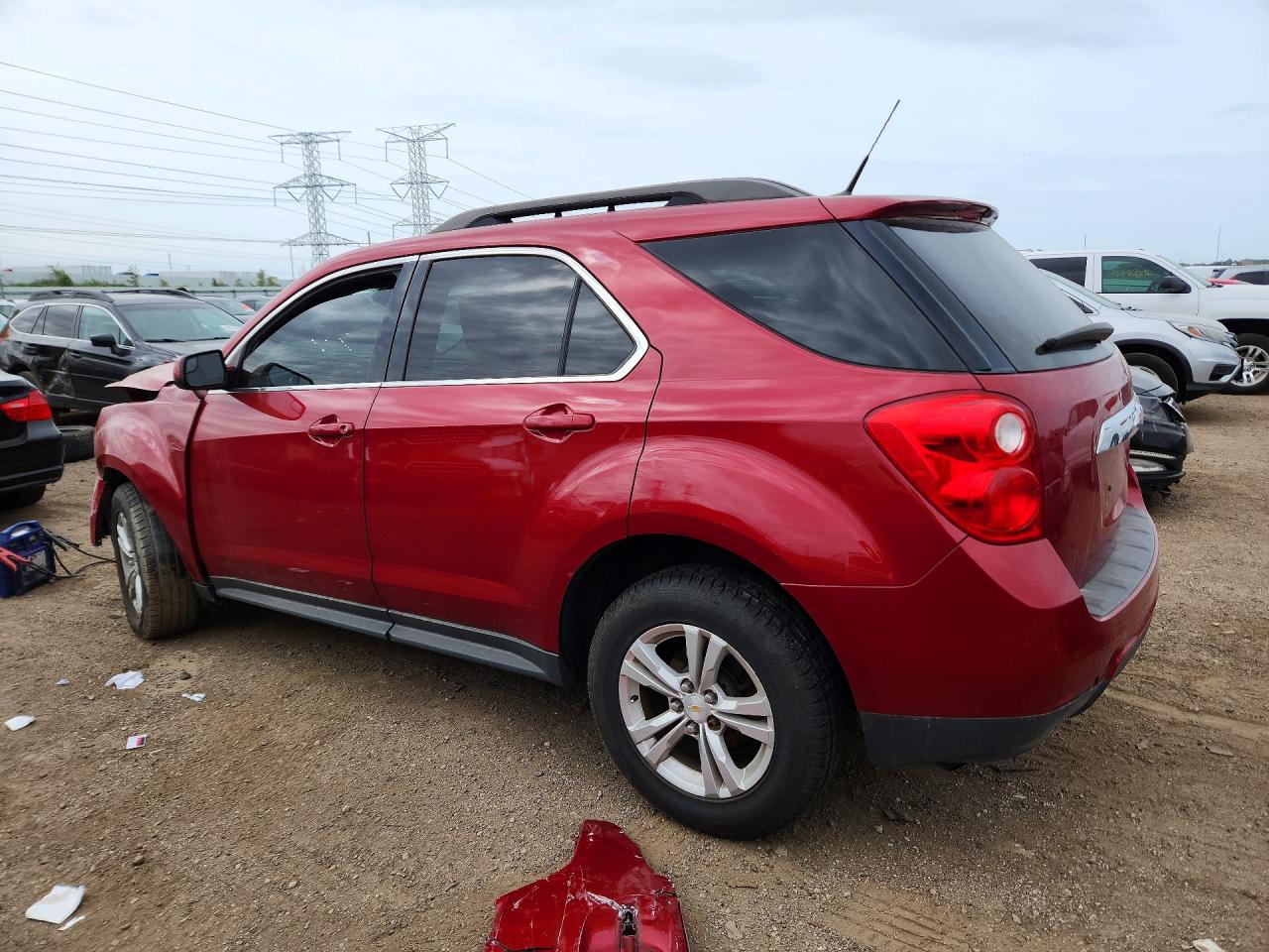 2013 Chevrolet Equinox Lt Red vin: 2GNALDEK3D6106279