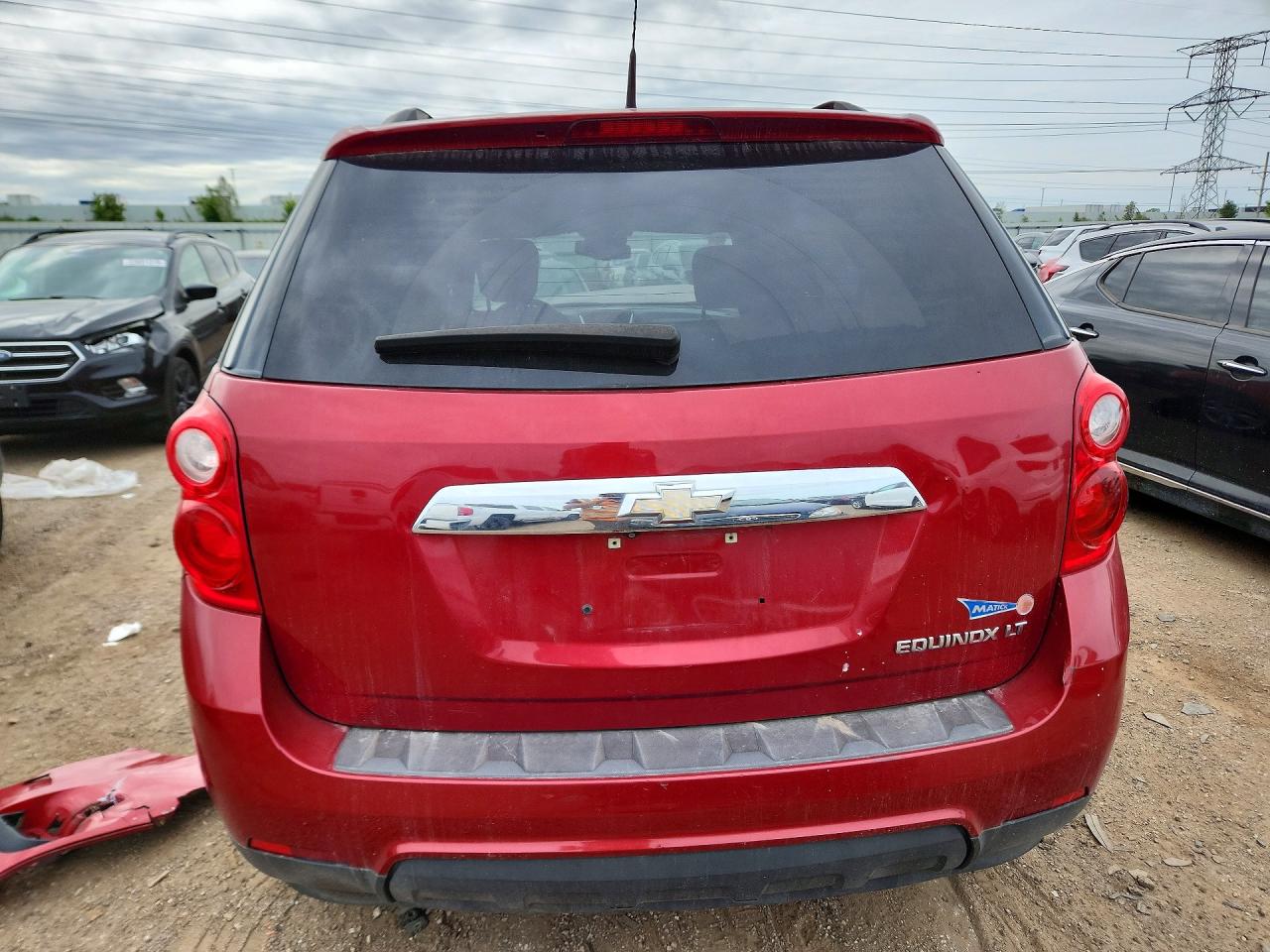 2013 Chevrolet Equinox Lt Red vin: 2GNALDEK3D6106279