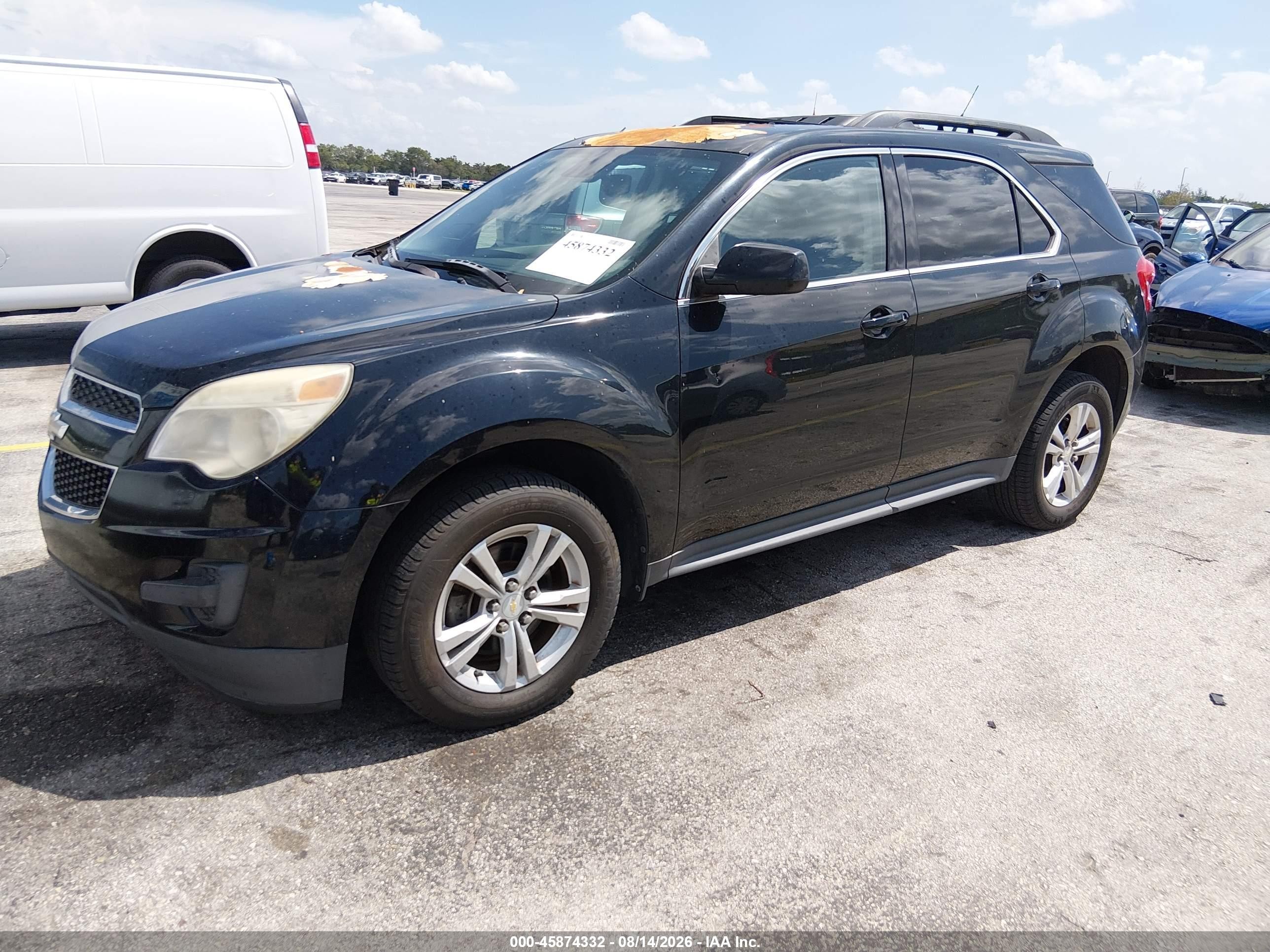 2013 Chevrolet Equinox Lt Черный vin: 2GNALDEK3D6110154