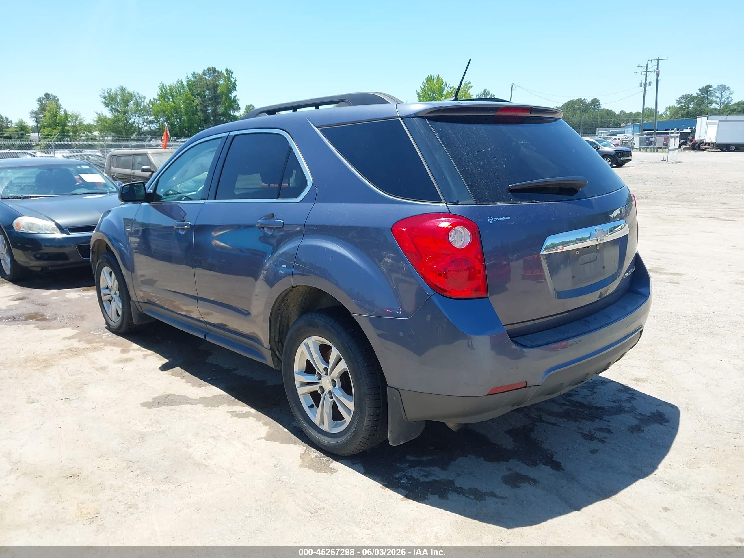 2013 Chevrolet Equinox 1lt Blue vin: 2GNALDEK3D6170984