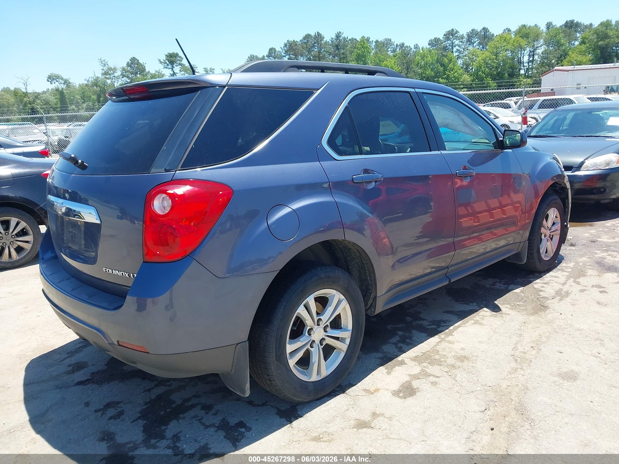 2013 Chevrolet Equinox 1lt Blue vin: 2GNALDEK3D6170984