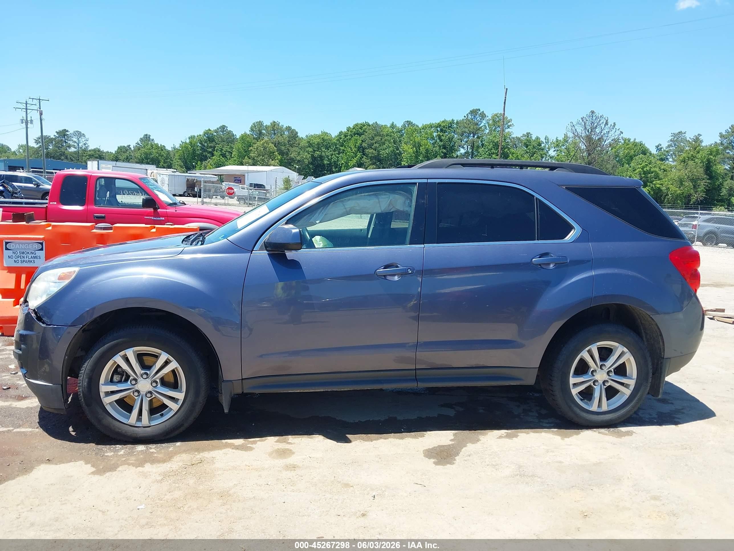 2013 Chevrolet Equinox 1lt Blue vin: 2GNALDEK3D6170984