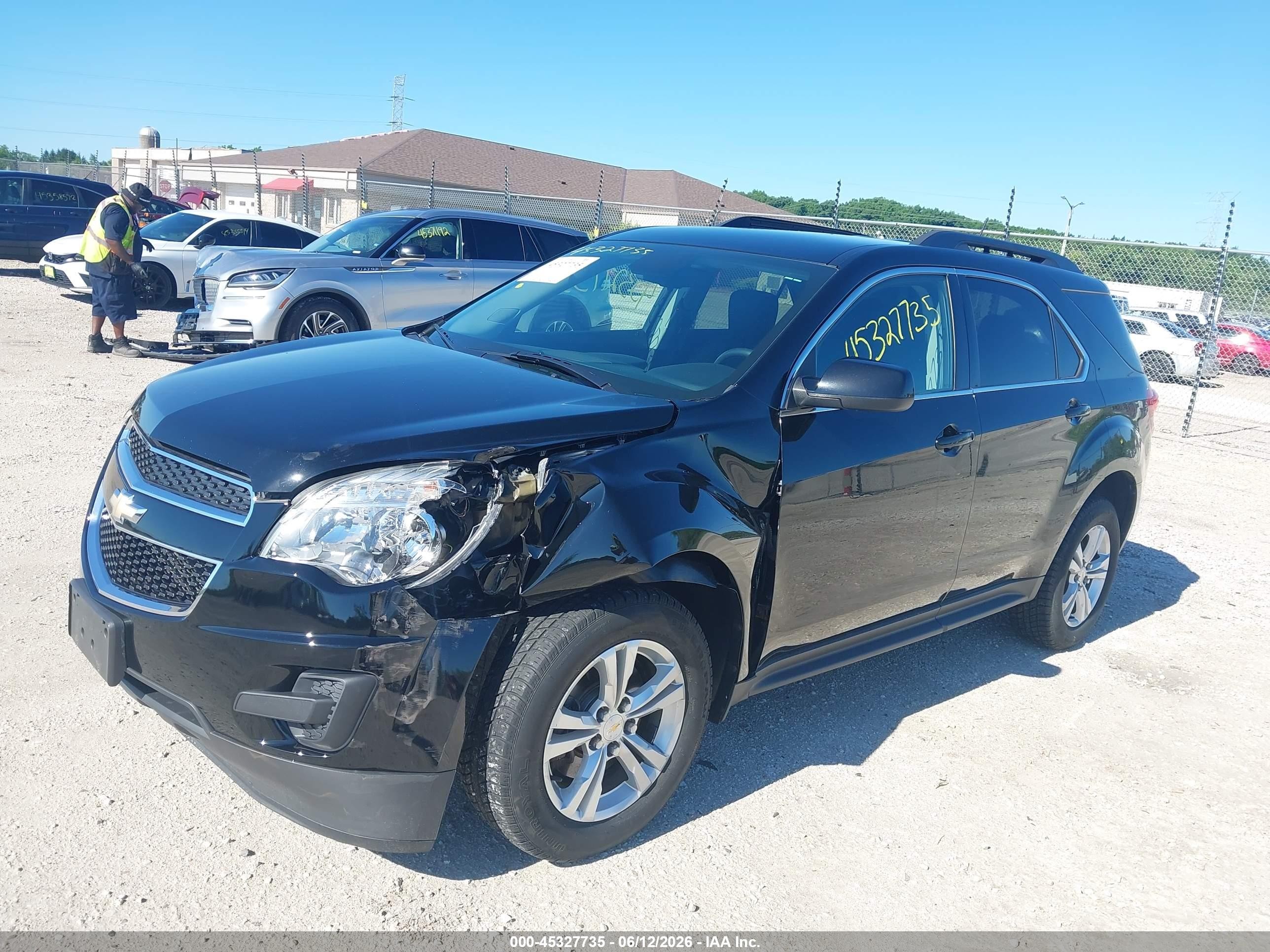 2013 Chevrolet Equinox 1lt Black vin: 2GNALDEK3D6273712