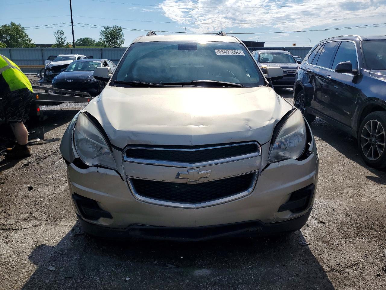 2013 Chevrolet Equinox Lt Beige vin: 2GNALDEK3D6392568