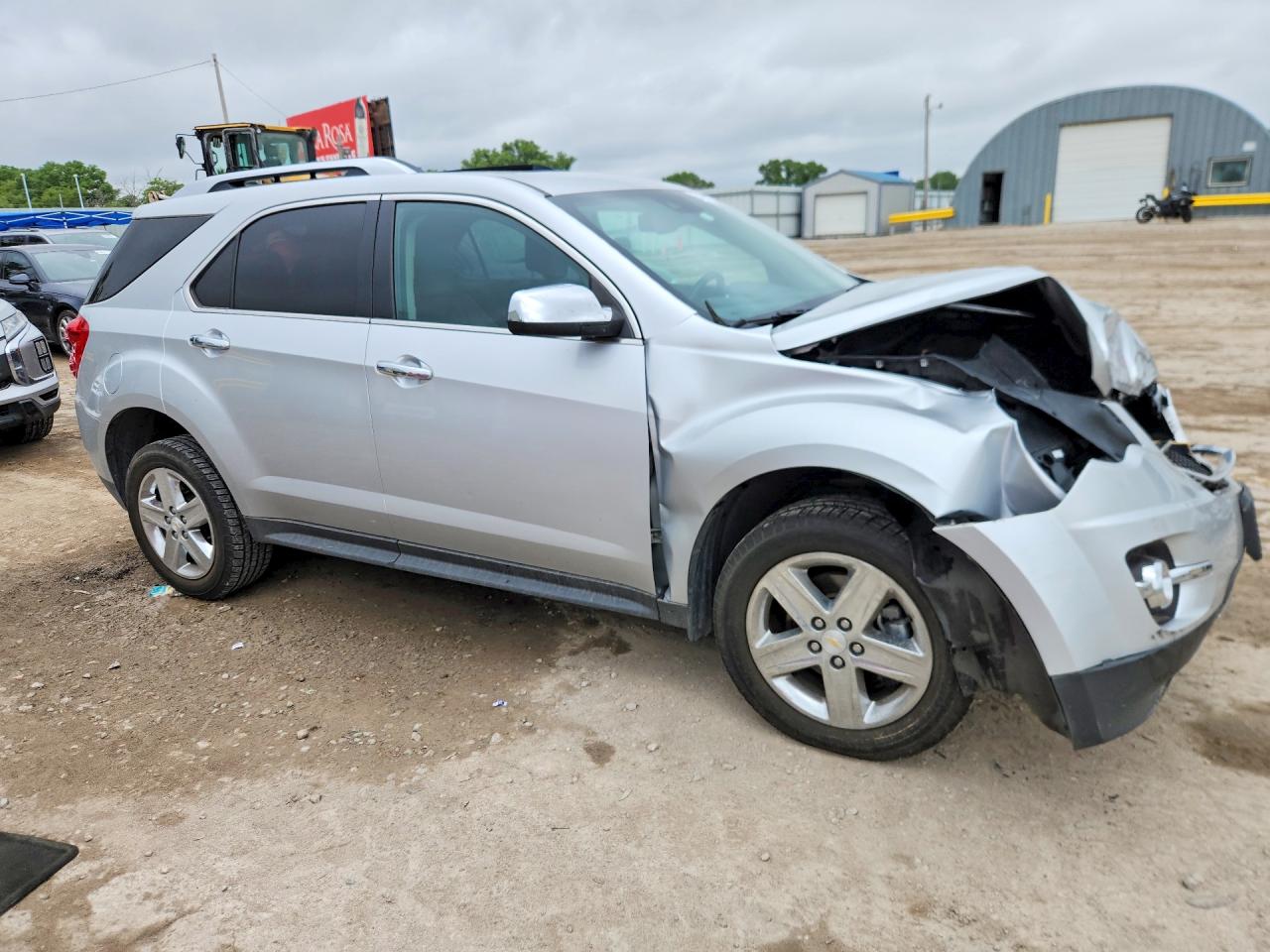 2015 Chevrolet Equinox Ltz Silver vin: 2GNALDEK3F6122775