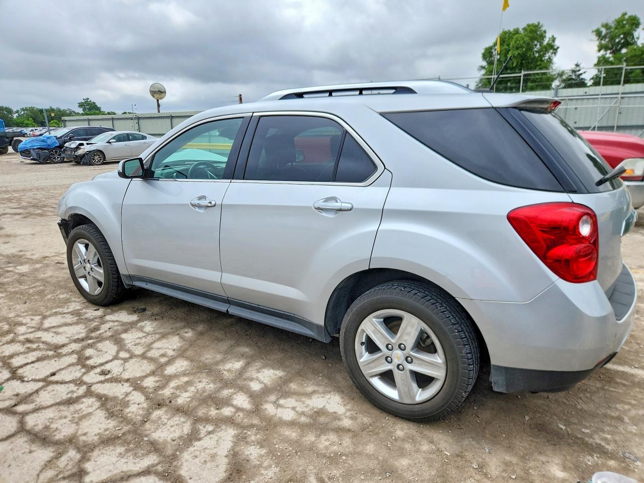 2015 Chevrolet Equinox Ltz Silver vin: 2GNALDEK3F6122775