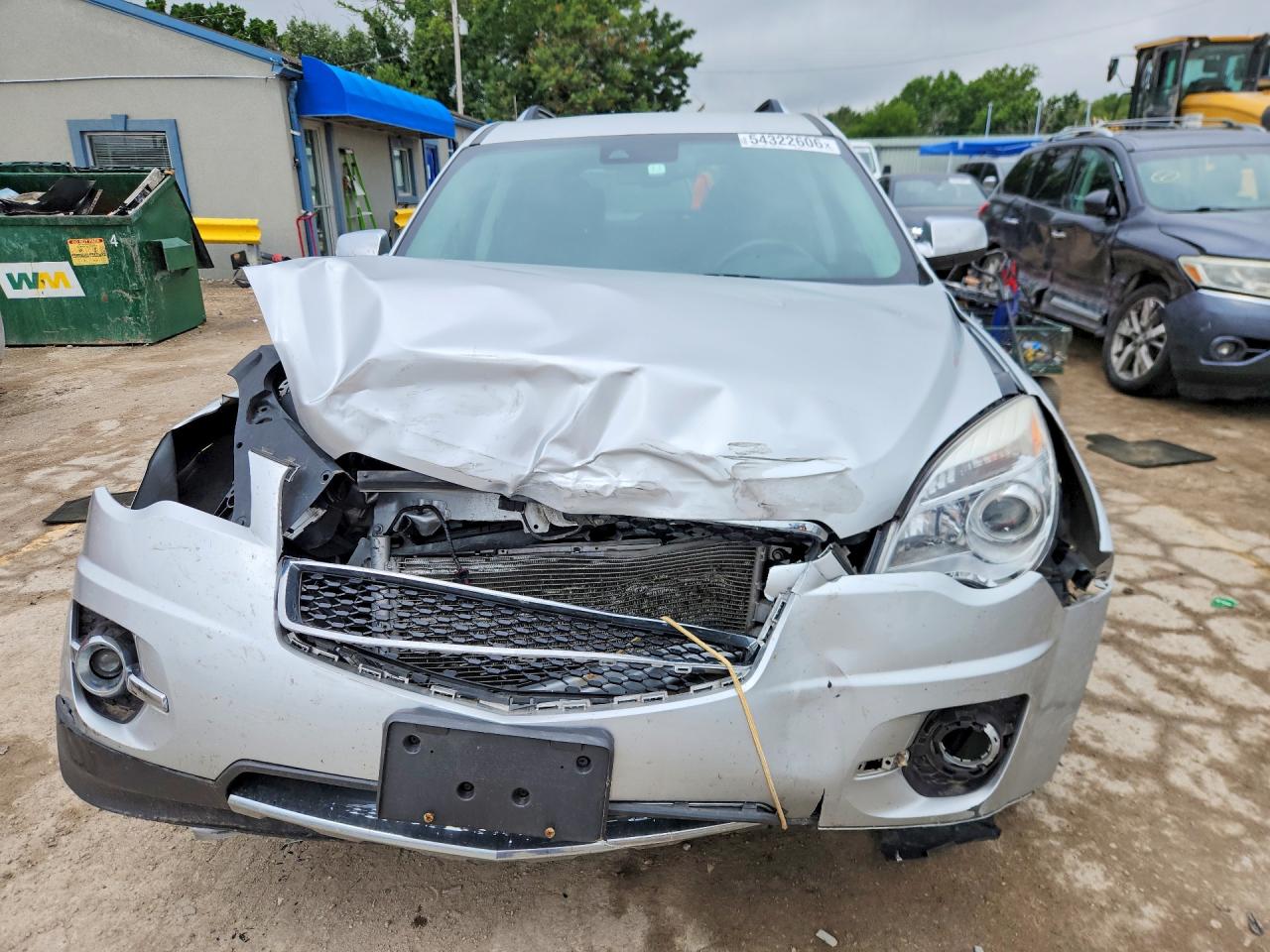 2015 Chevrolet Equinox Ltz Silver vin: 2GNALDEK3F6122775