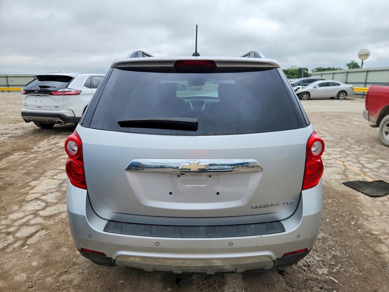 2015 Chevrolet Equinox Ltz Silver vin: 2GNALDEK3F6122775
