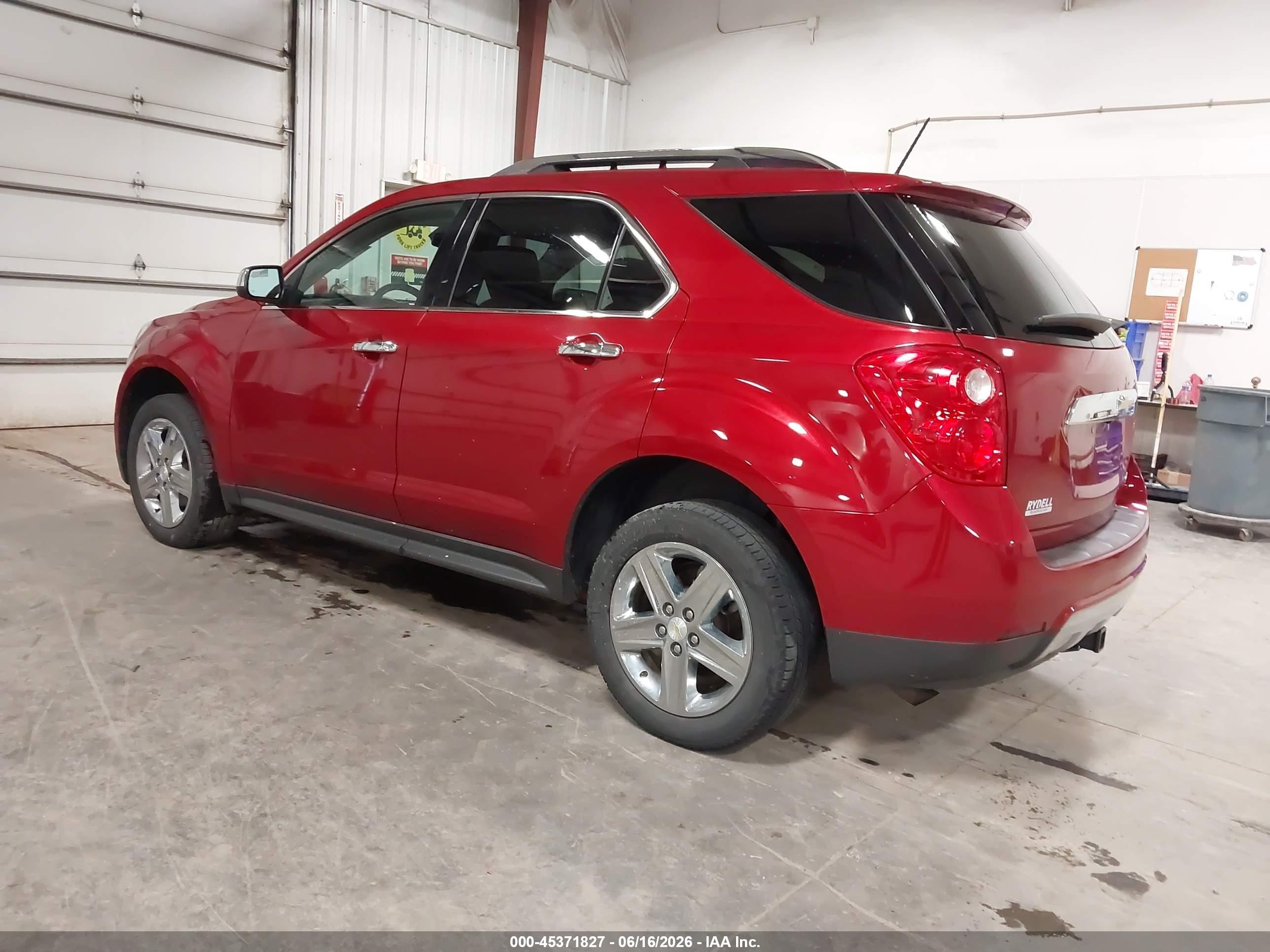 2015 Chevrolet Equinox Ltz Red vin: 2GNALDEK3F6144520