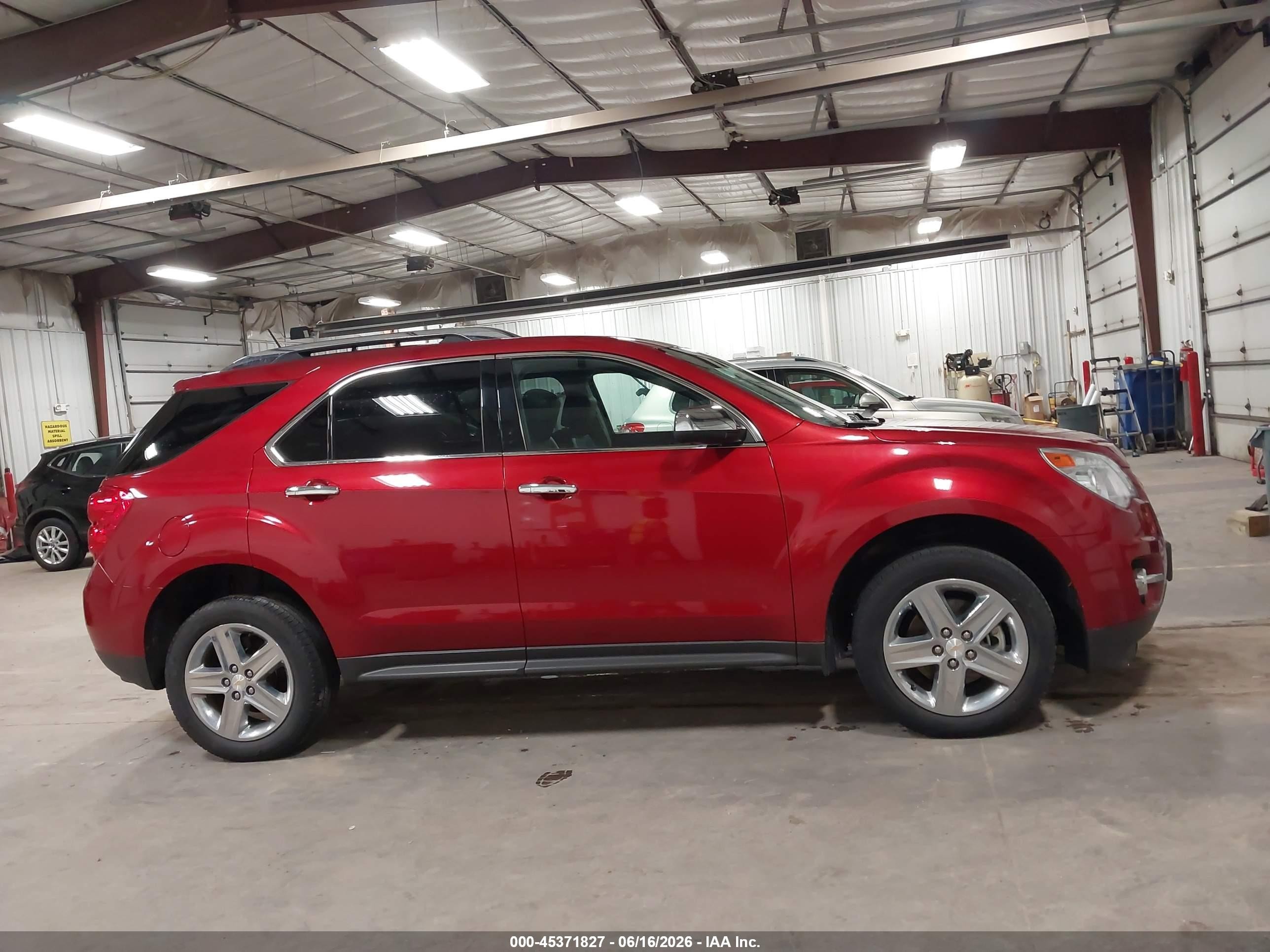 2015 Chevrolet Equinox Ltz Red vin: 2GNALDEK3F6144520