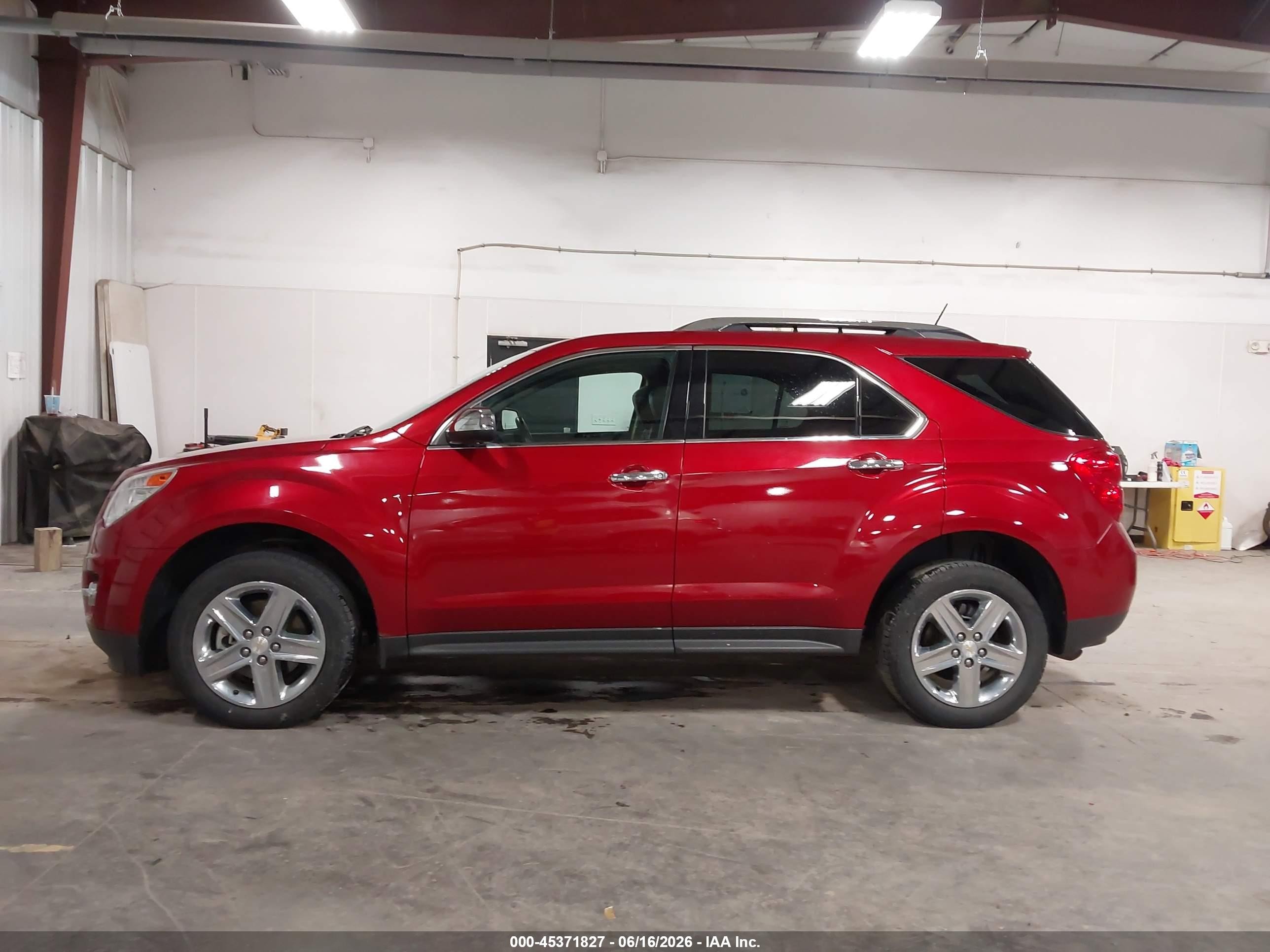 2015 Chevrolet Equinox Ltz Red vin: 2GNALDEK3F6144520