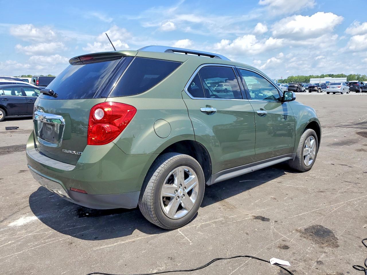2015 Chevrolet Equinox Ltz Green vin: 2GNALDEK3F6161026