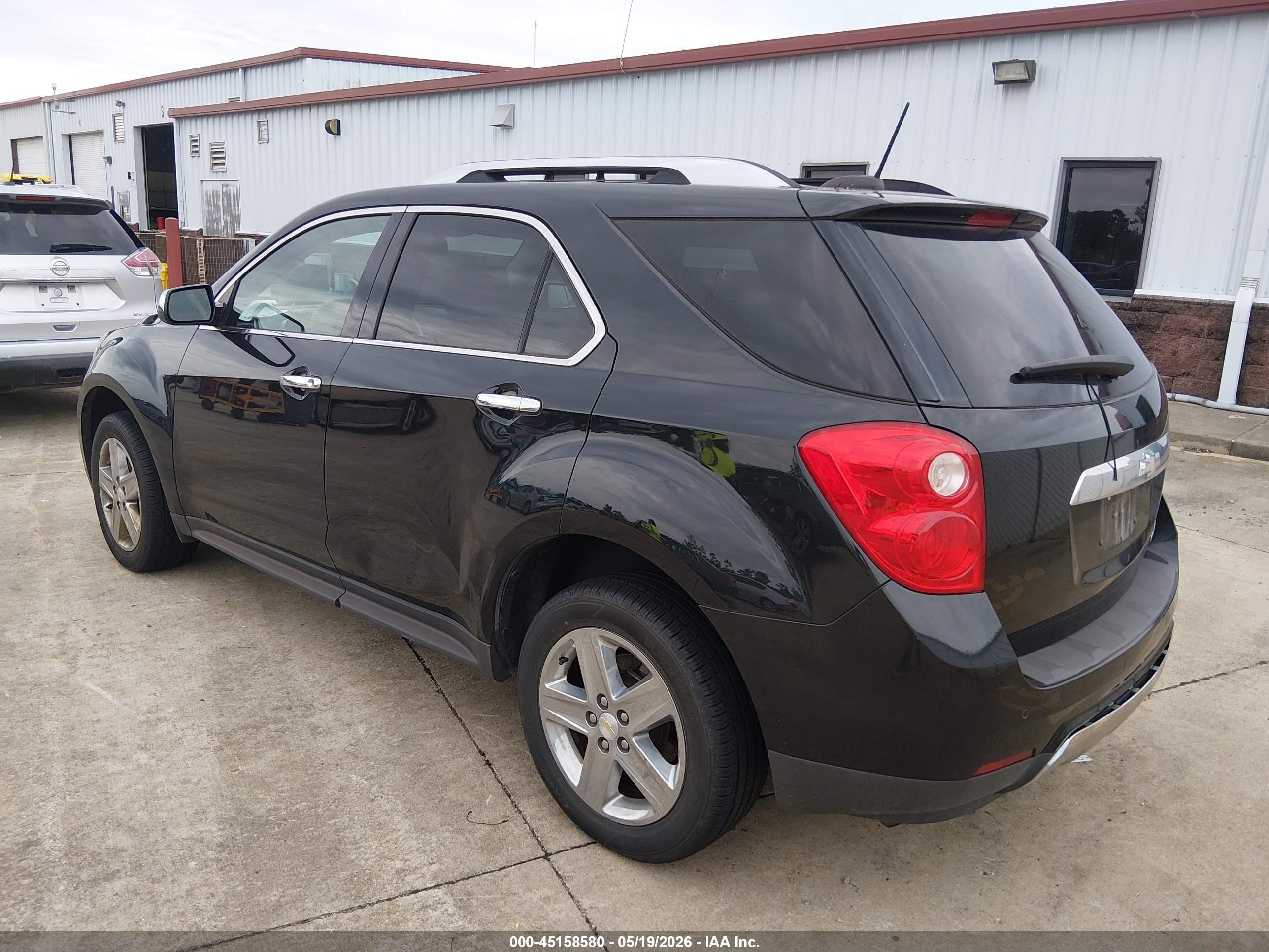 2015 Chevrolet Equinox Ltz Black vin: 2GNALDEK3F6223802
