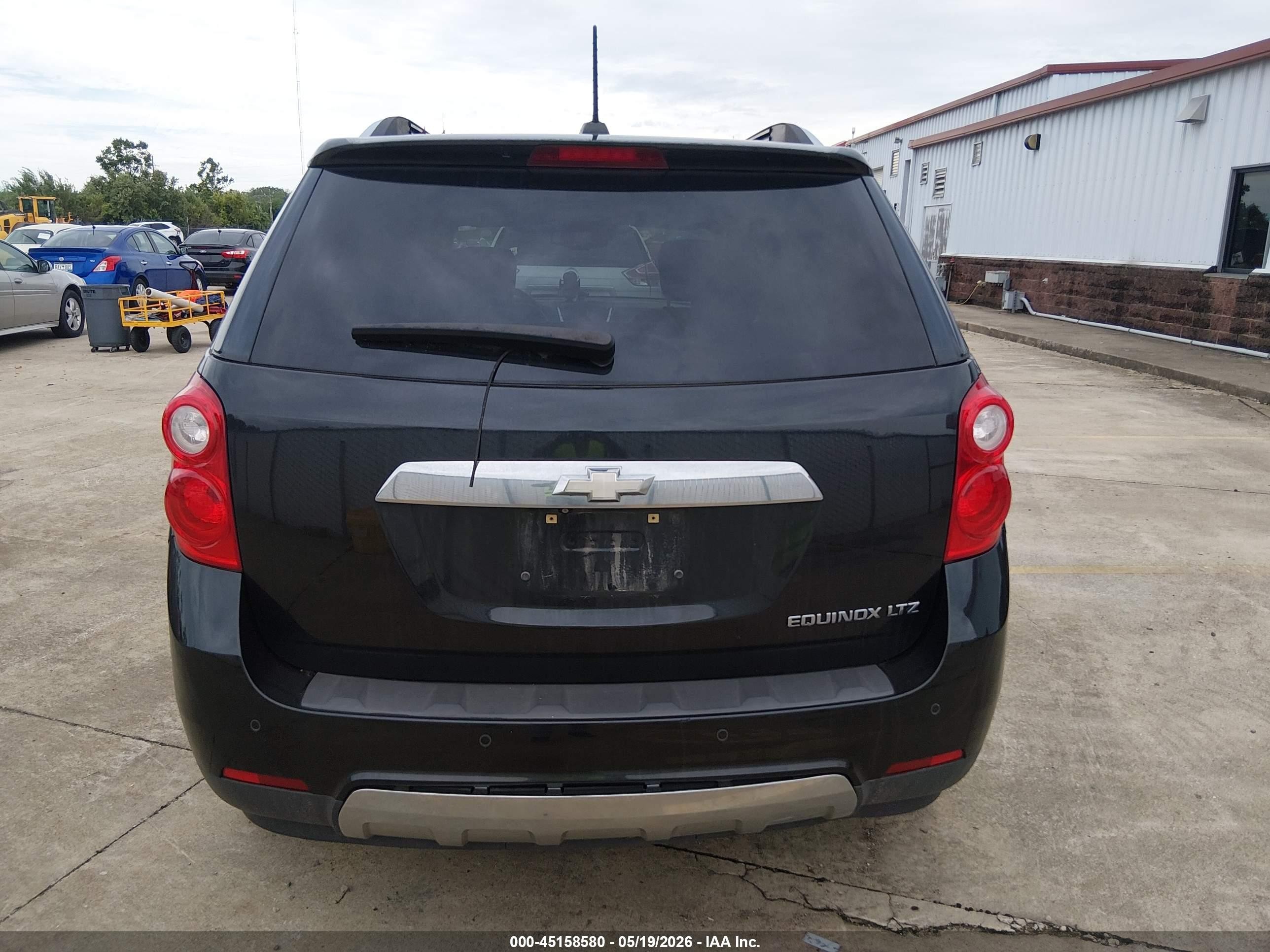 2015 Chevrolet Equinox Ltz Black vin: 2GNALDEK3F6223802