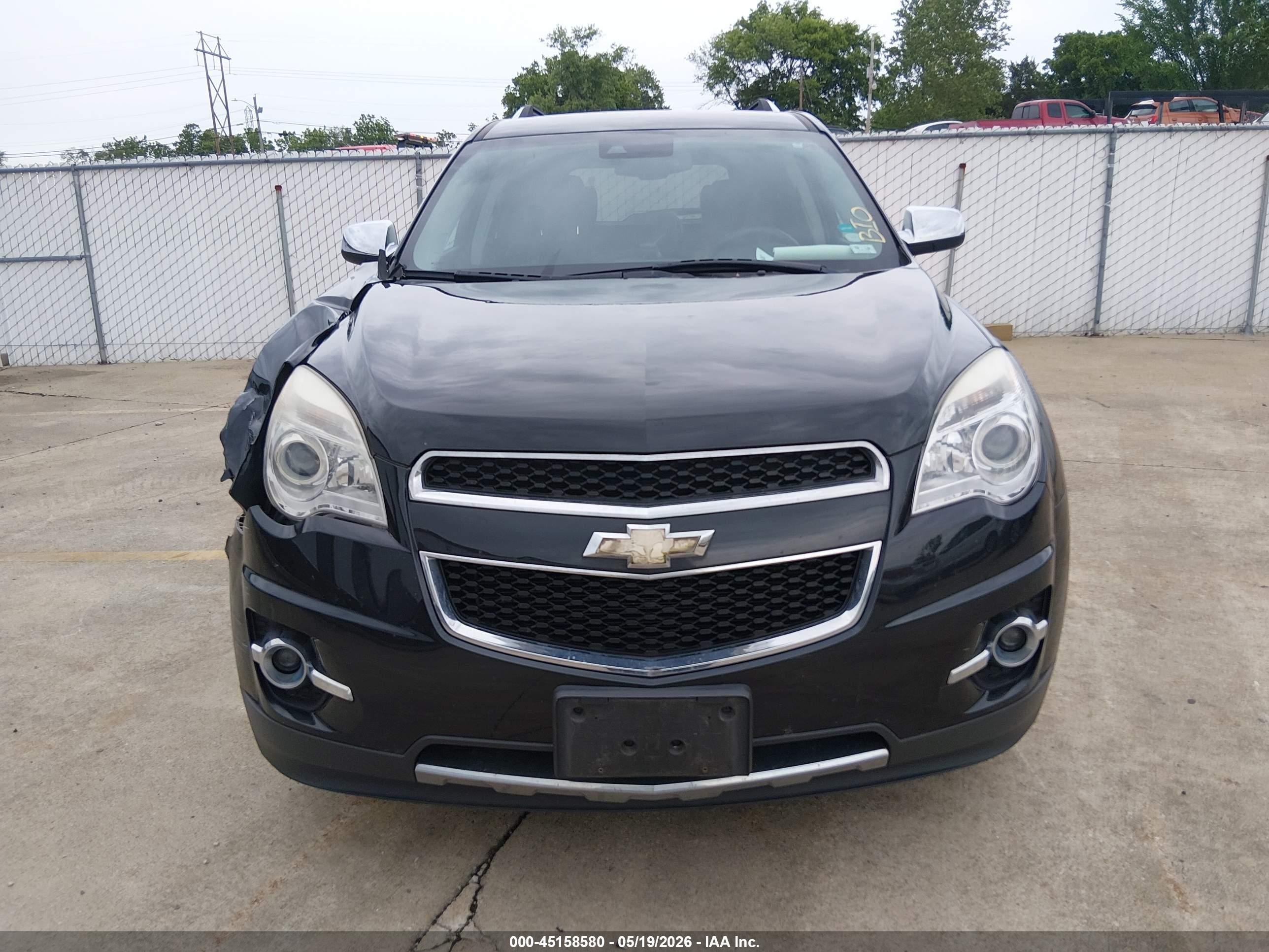 2015 Chevrolet Equinox Ltz Black vin: 2GNALDEK3F6223802