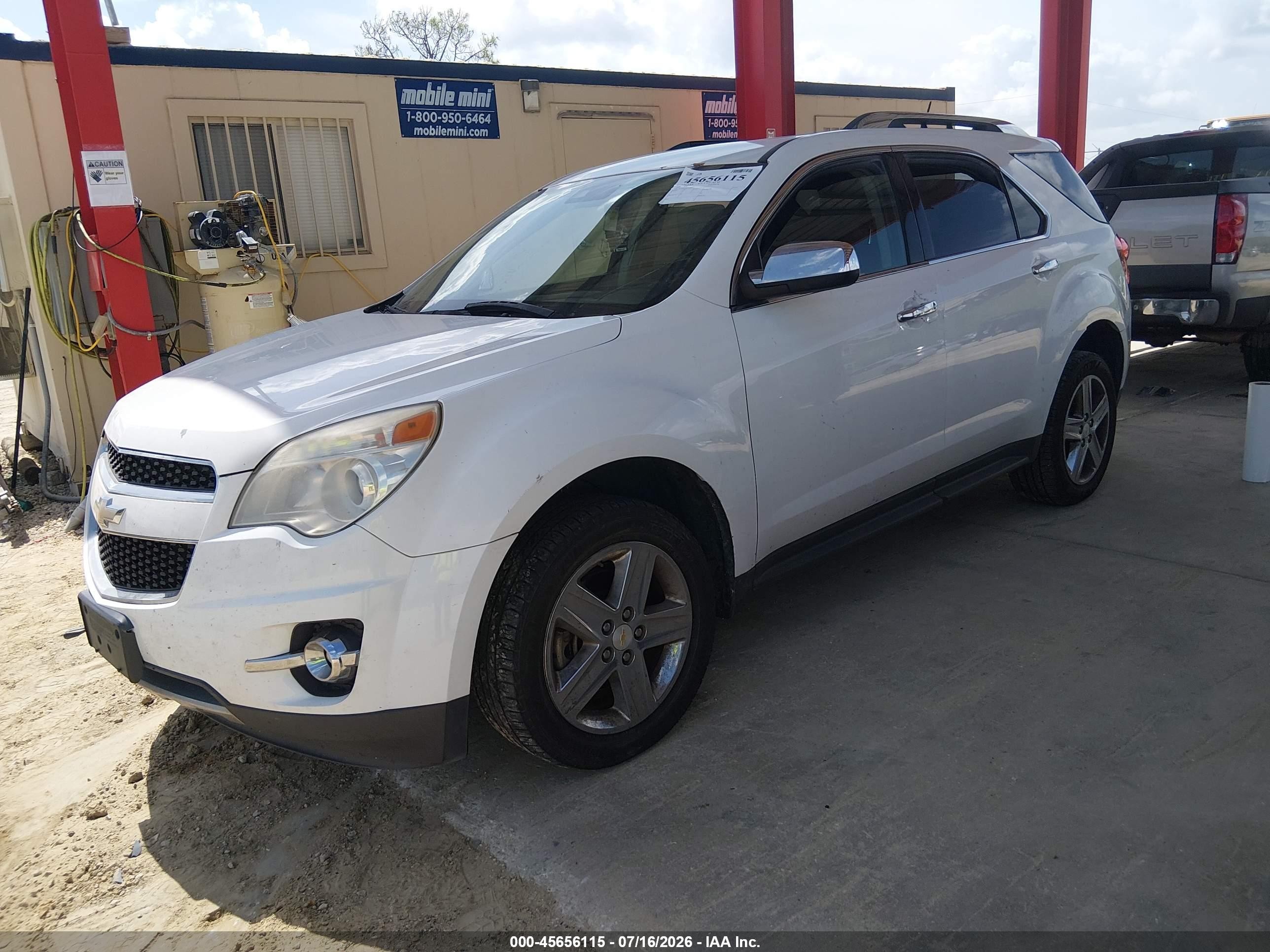 2015 Chevrolet Equinox Ltz White vin: 2GNALDEK3F6304525