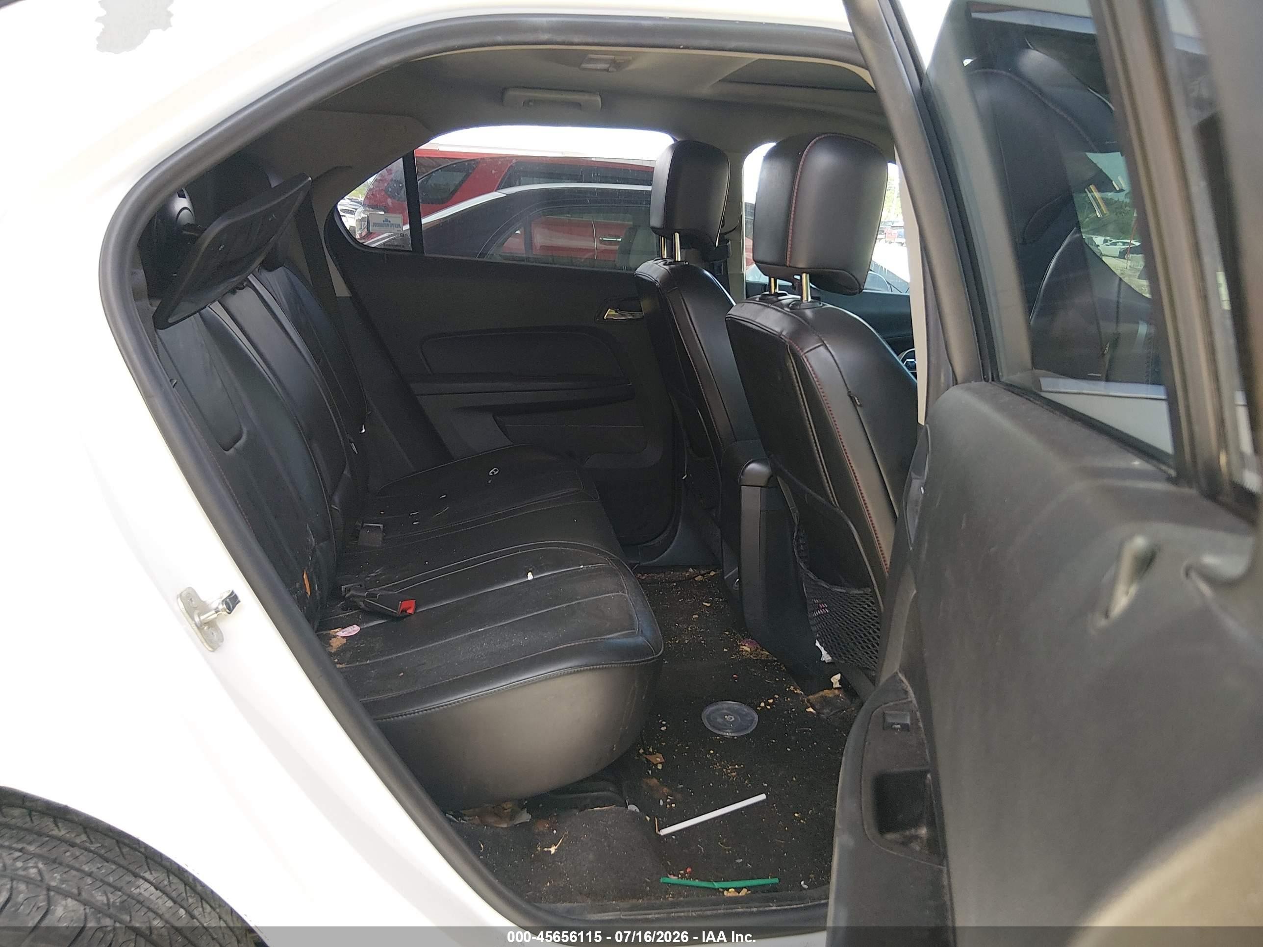 2015 Chevrolet Equinox Ltz White vin: 2GNALDEK3F6304525