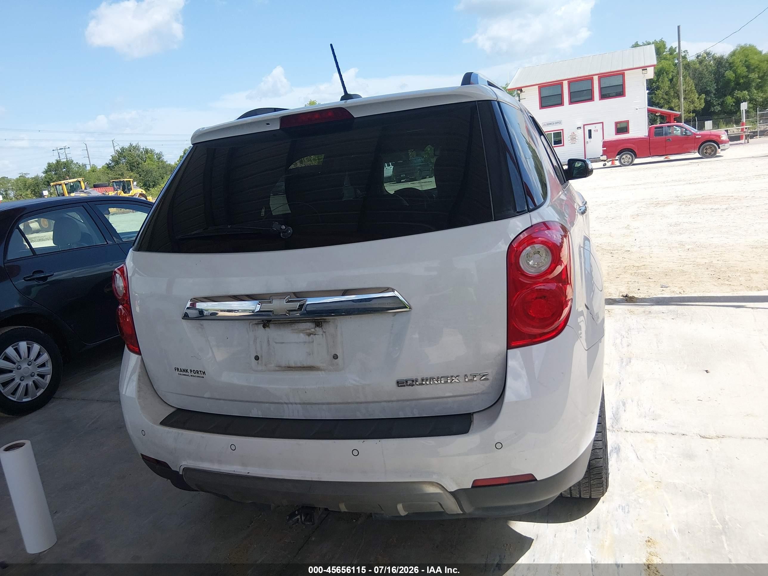 2015 Chevrolet Equinox Ltz White vin: 2GNALDEK3F6304525