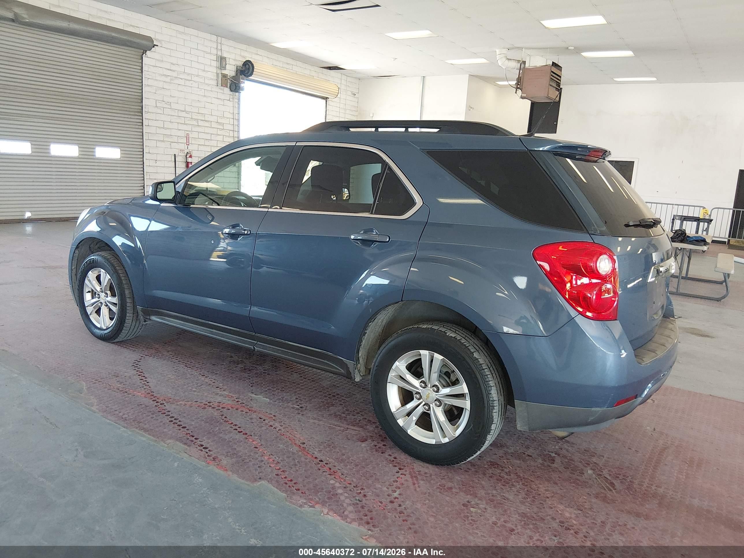 2012 Chevrolet Equinox Lt W/1lt Blue vin: 2GNALDEK4C6189431