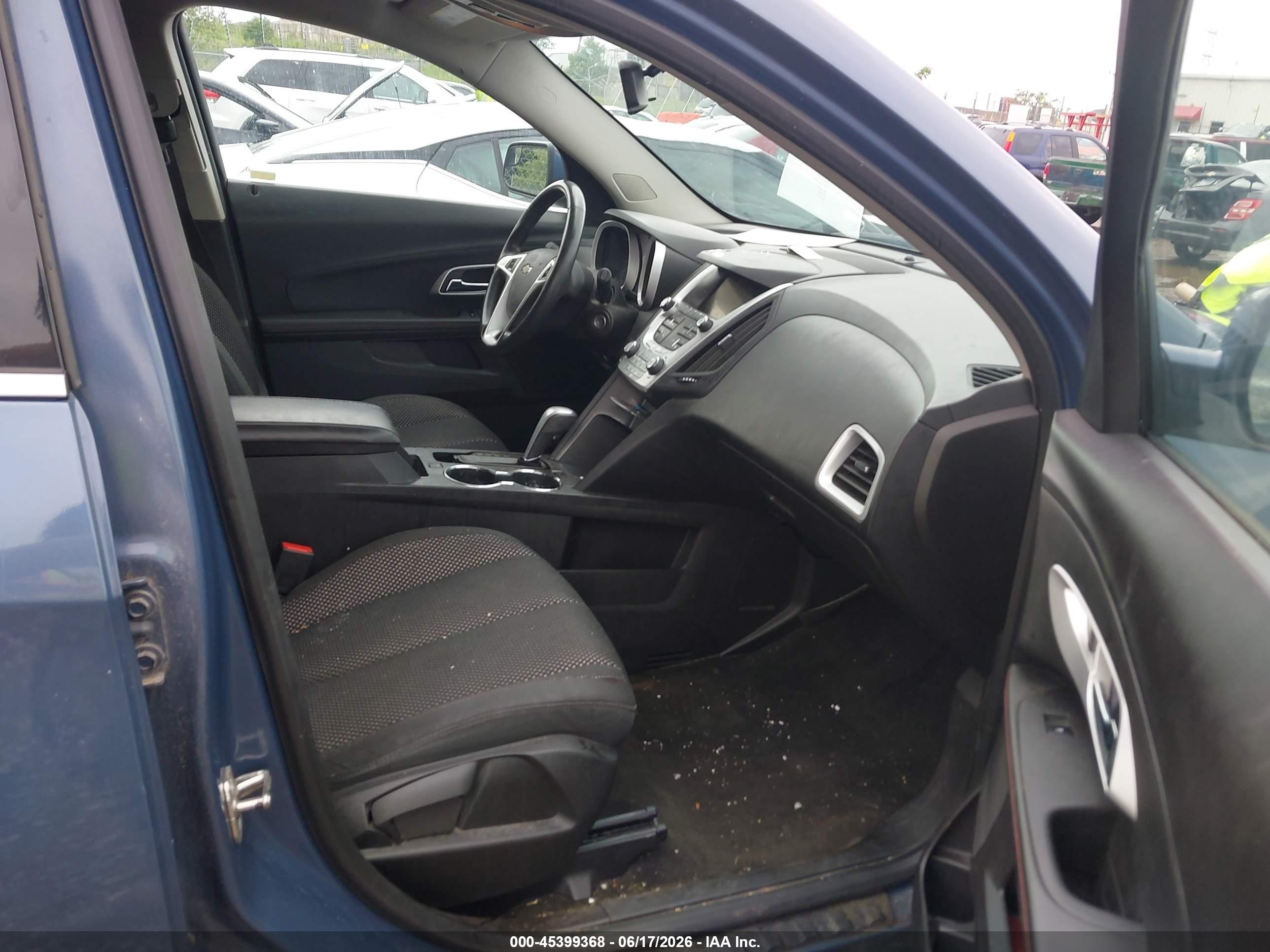 2012 Chevrolet Equinox 1lt Blue vin: 2GNALDEK4C6223979