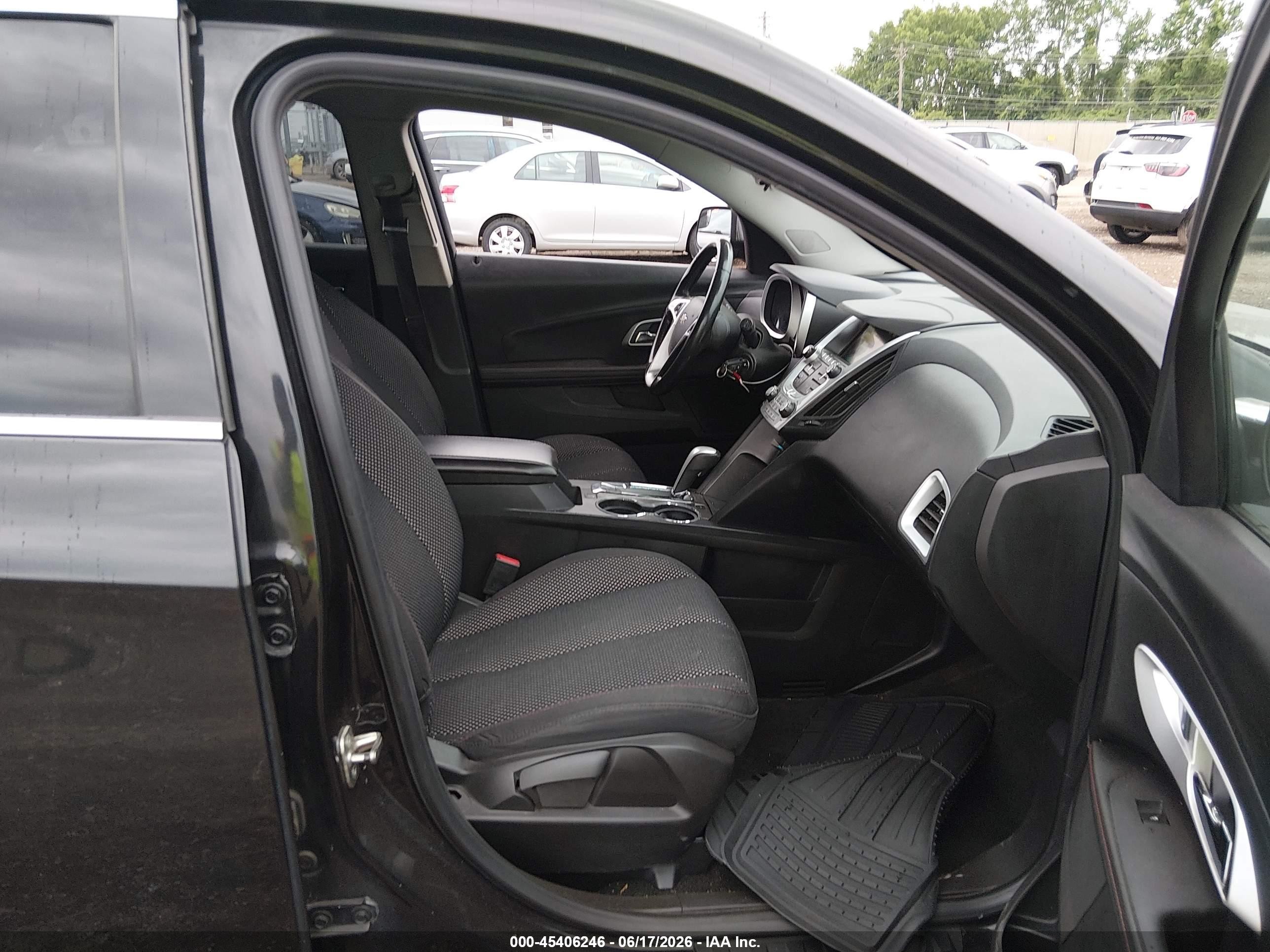2012 Chevrolet Equinox 1lt Black vin: 2GNALDEK4C6338582