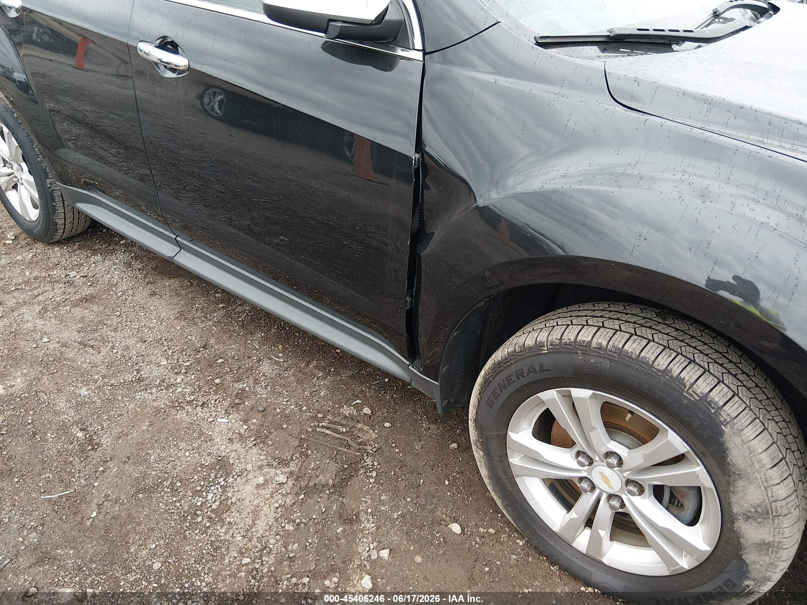 2012 Chevrolet Equinox 1lt Black vin: 2GNALDEK4C6338582
