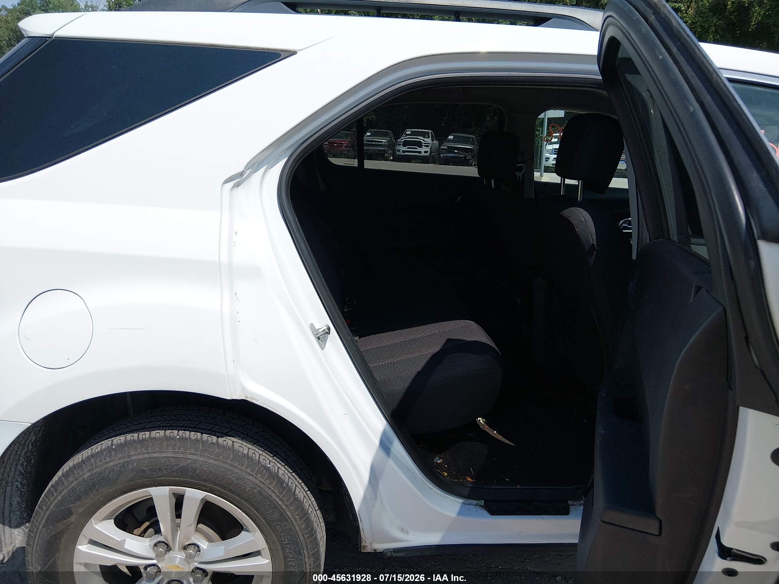 2012 Chevrolet Equinox Lt W/1lt White vin: 2GNALDEK4C6372781