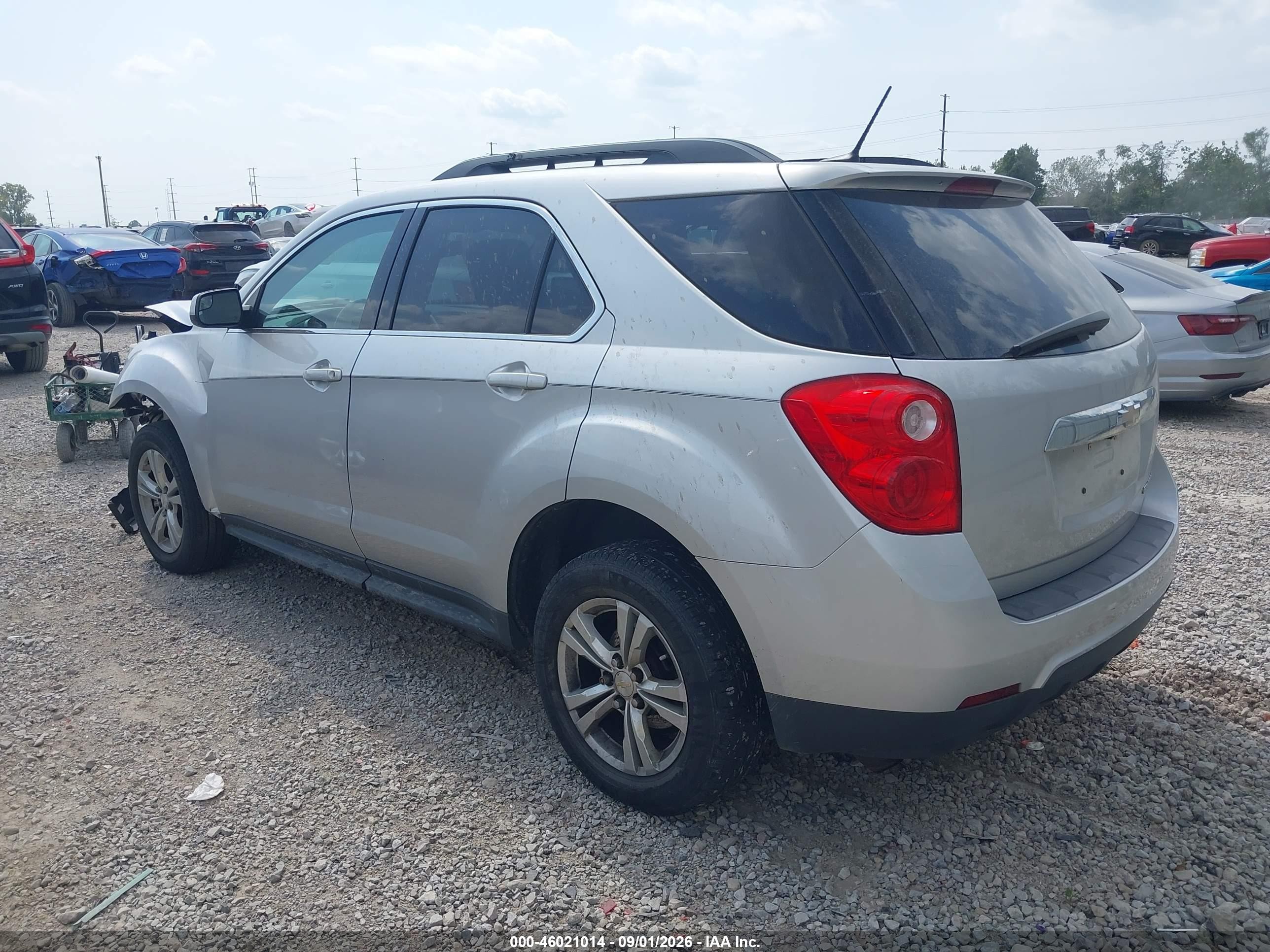 2013 Chevrolet Equinox 1lt Silver vin: 2GNALDEK4D1179738