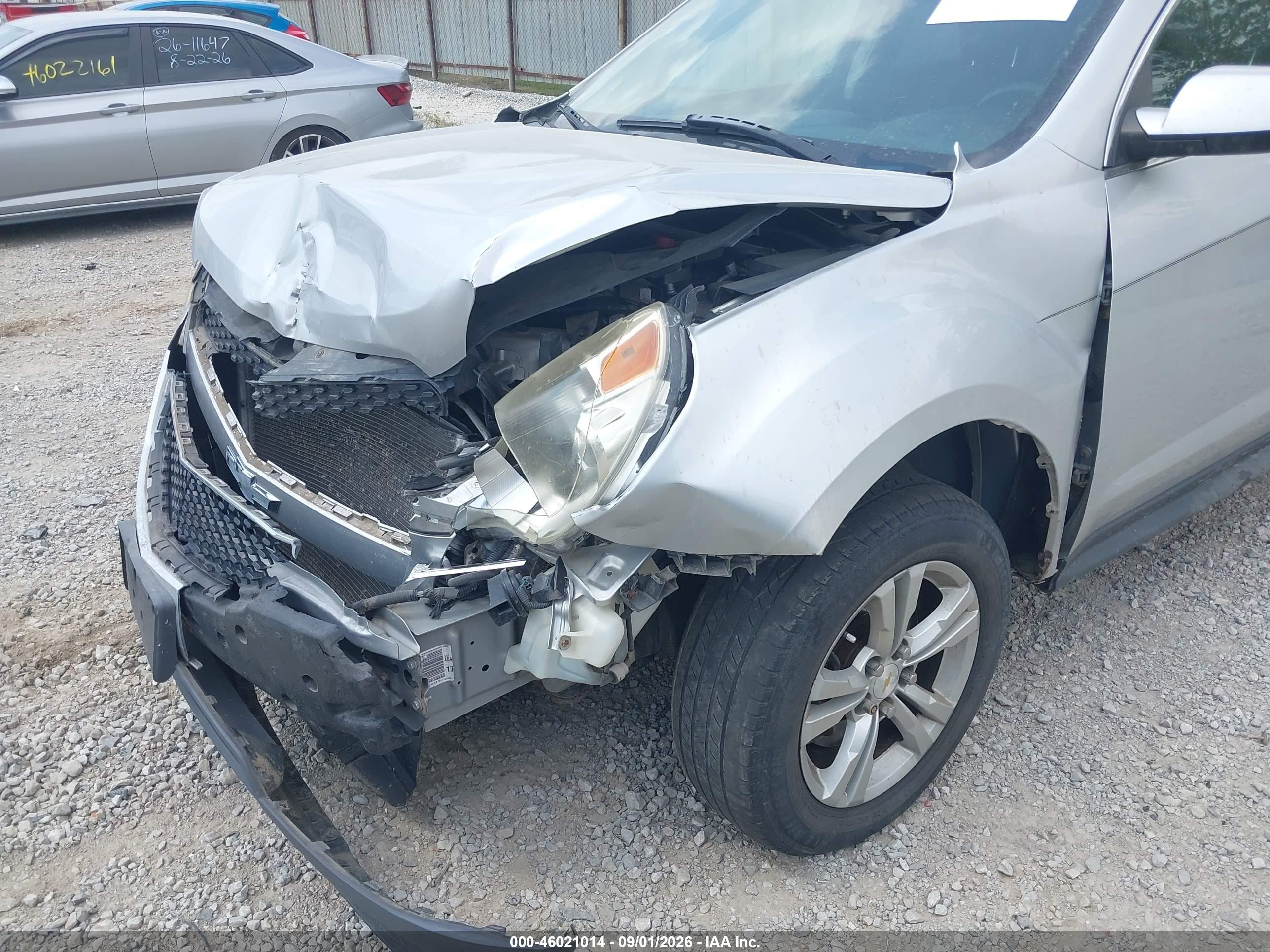 2013 Chevrolet Equinox 1lt Silver vin: 2GNALDEK4D1179738