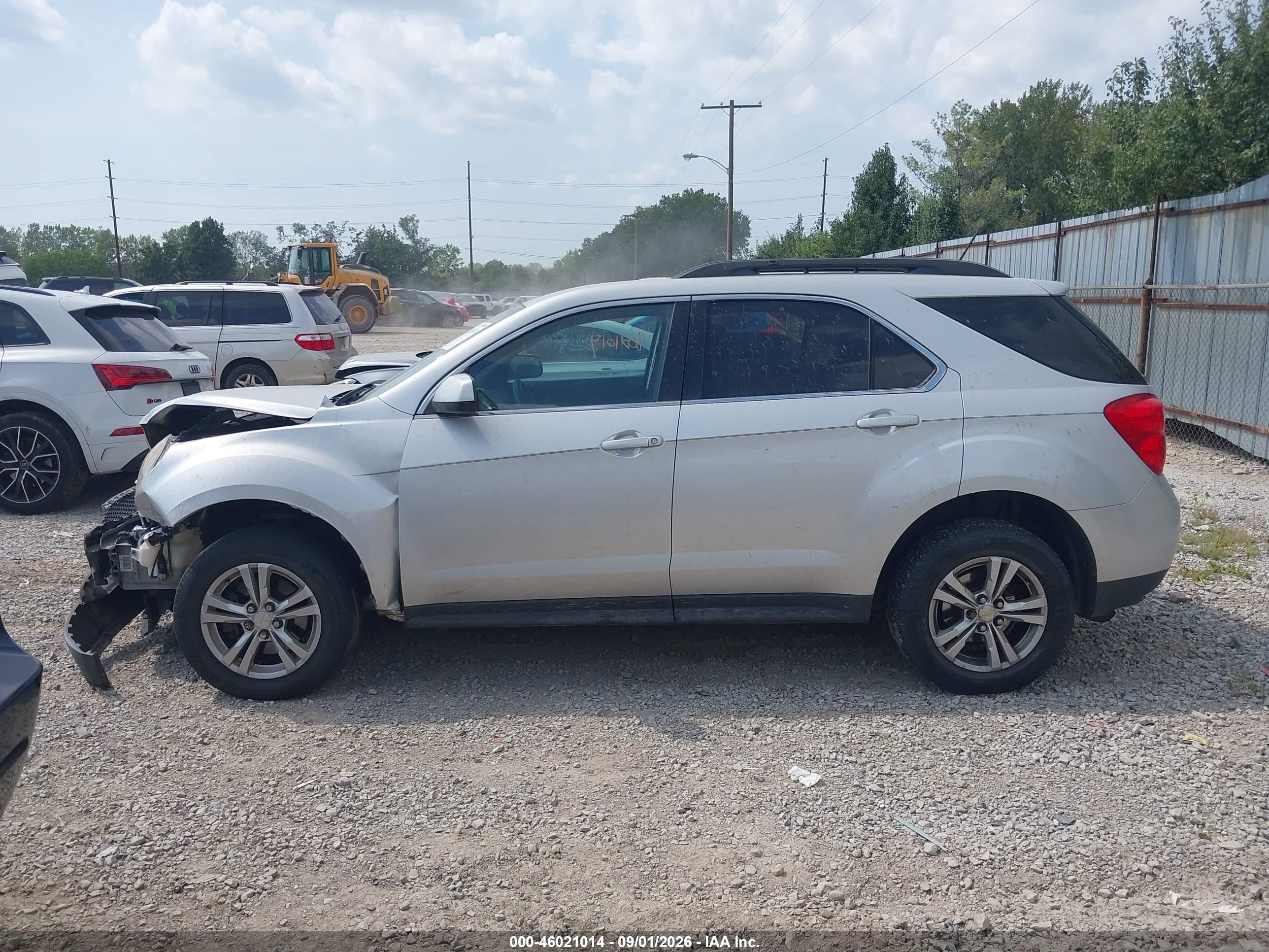 2013 Chevrolet Equinox 1lt Silver vin: 2GNALDEK4D1179738