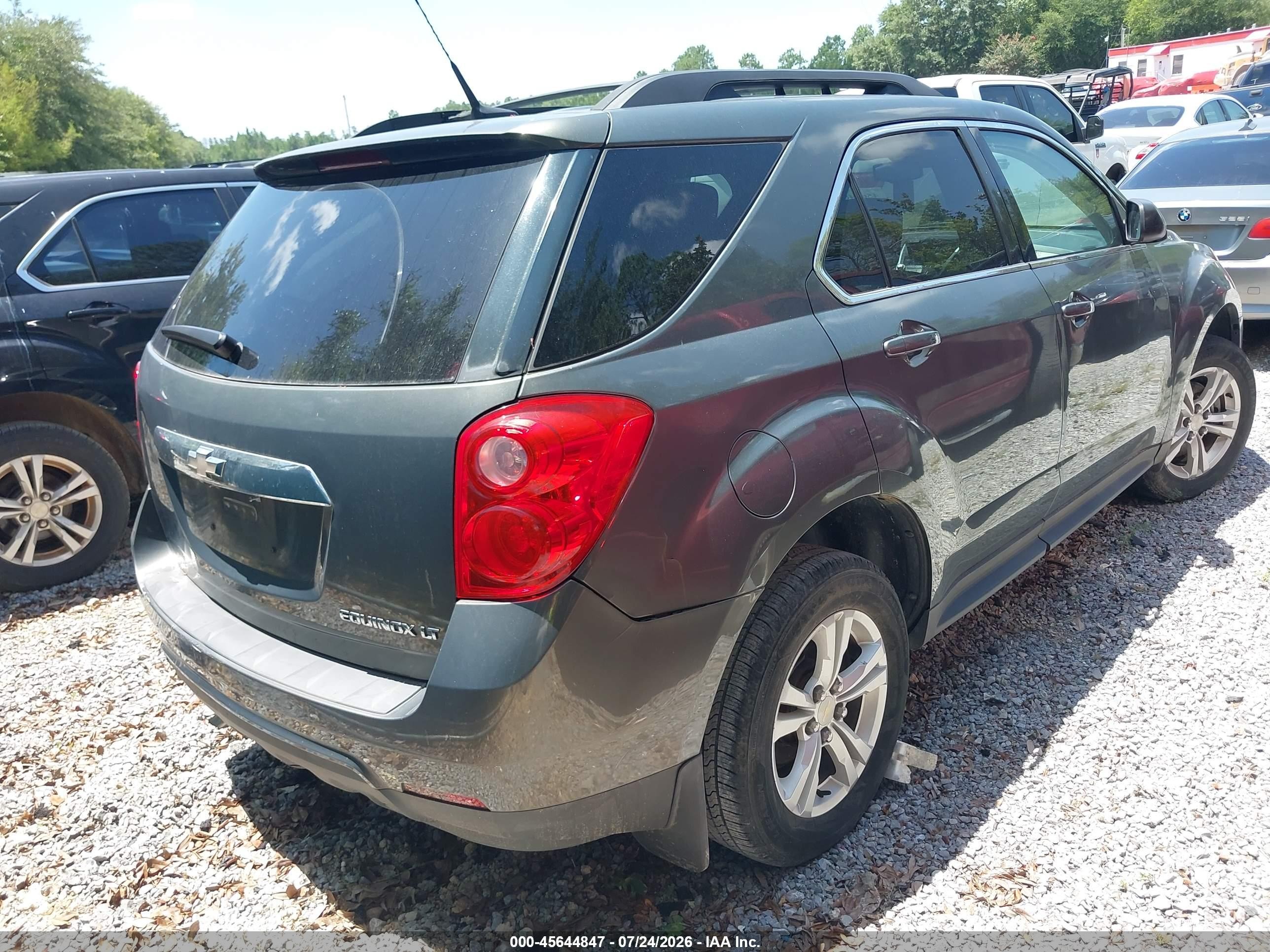 2013 Chevrolet Equinox Lt Gray vin: 2GNALDEK4D6100359