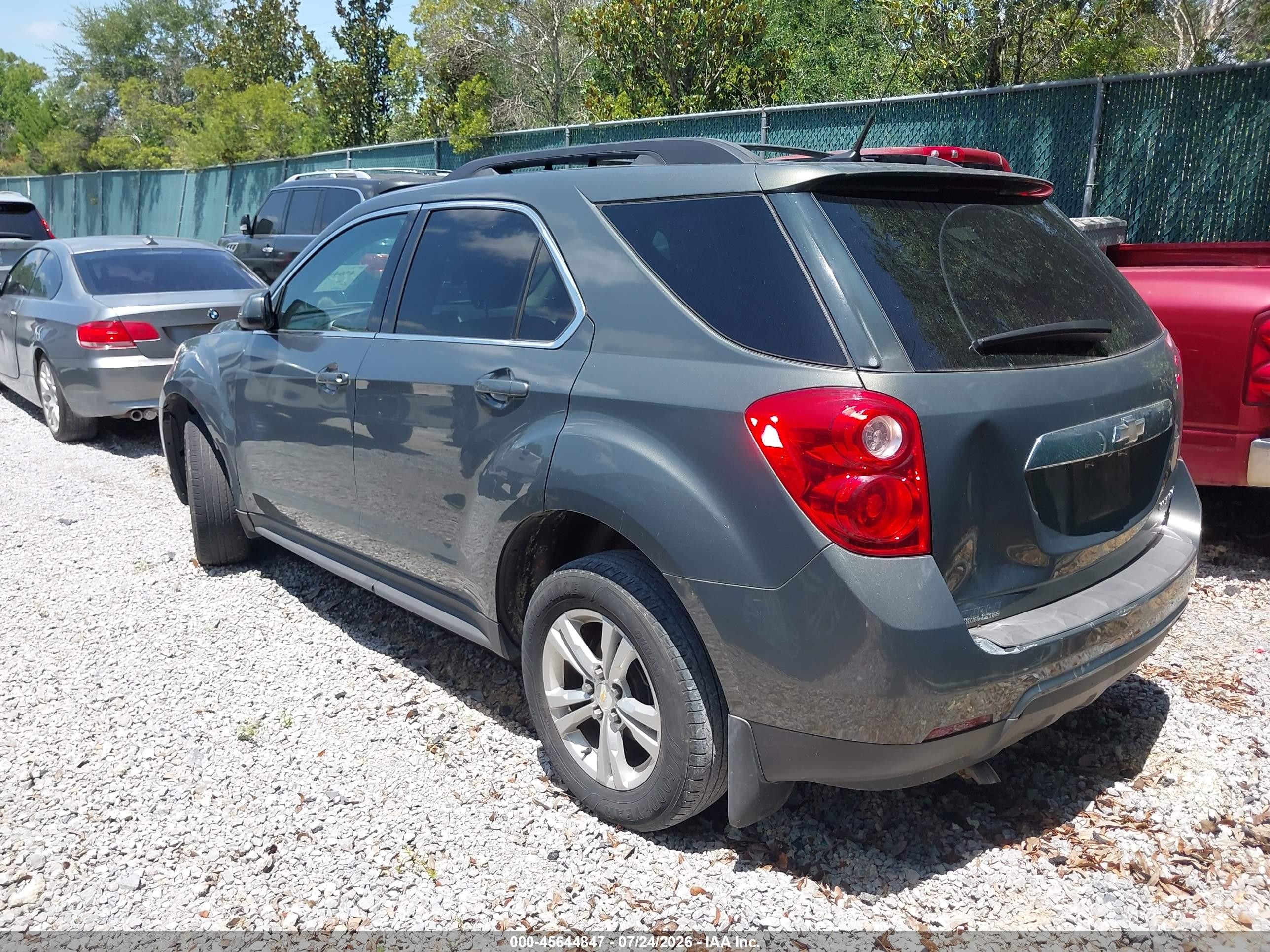 2013 Chevrolet Equinox Lt Gray vin: 2GNALDEK4D6100359