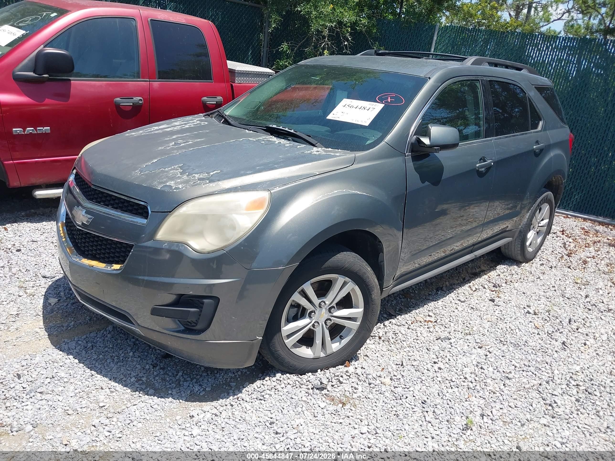 2013 Chevrolet Equinox Lt Gray vin: 2GNALDEK4D6100359