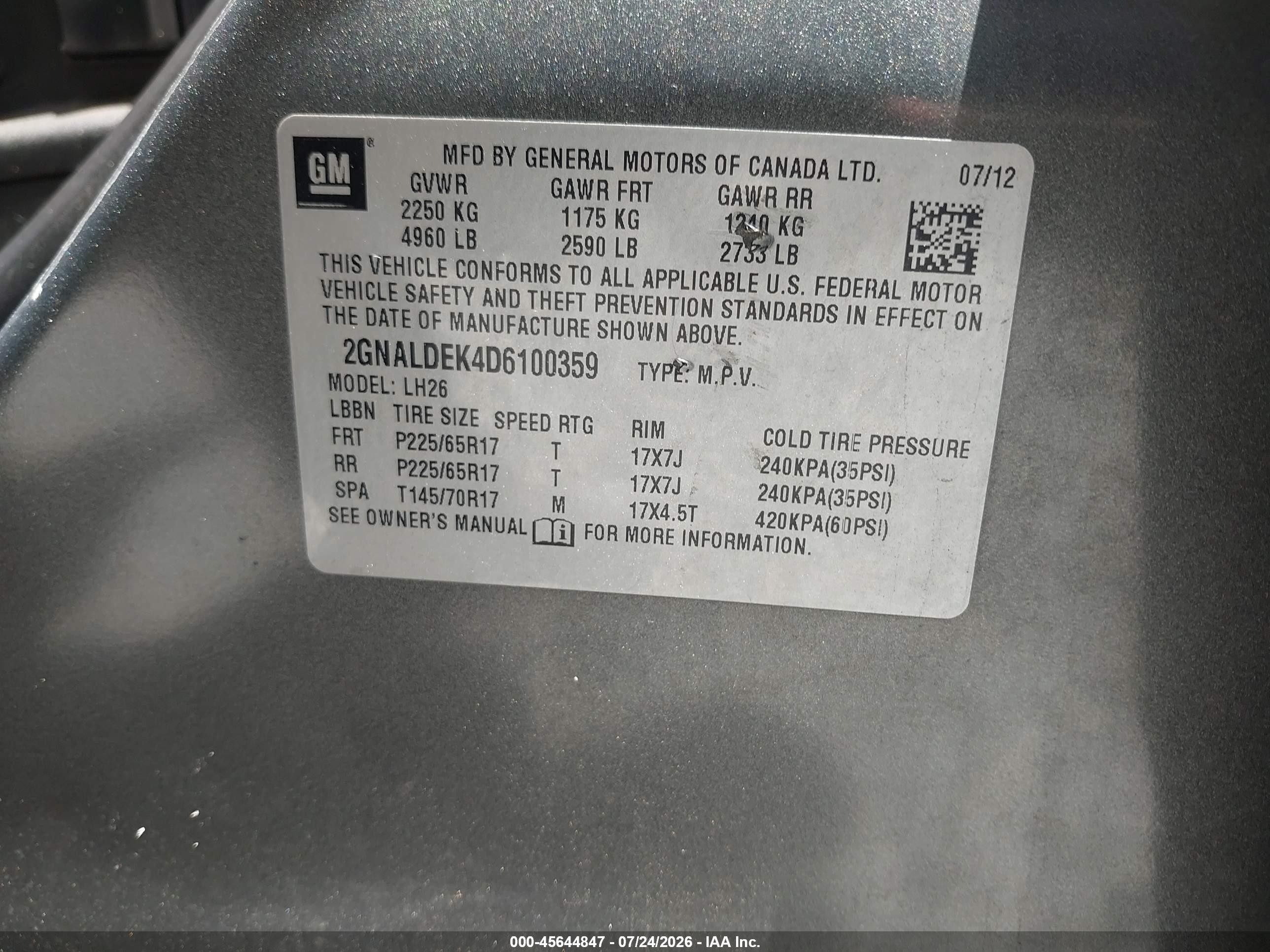 2013 Chevrolet Equinox Lt Gray vin: 2GNALDEK4D6100359