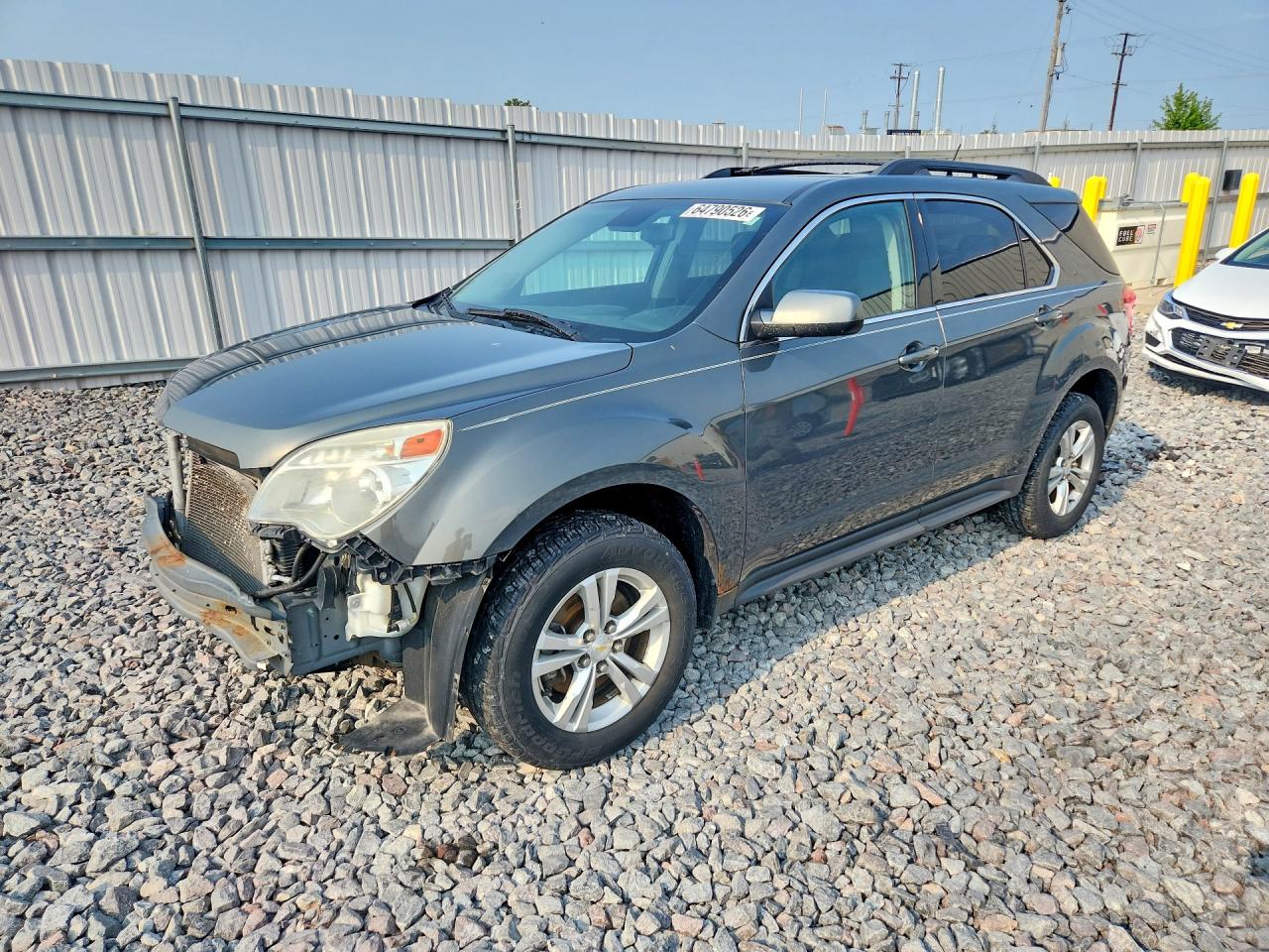 2013 Chevrolet Equinox Lt Gray vin: 2GNALDEK4D6202065