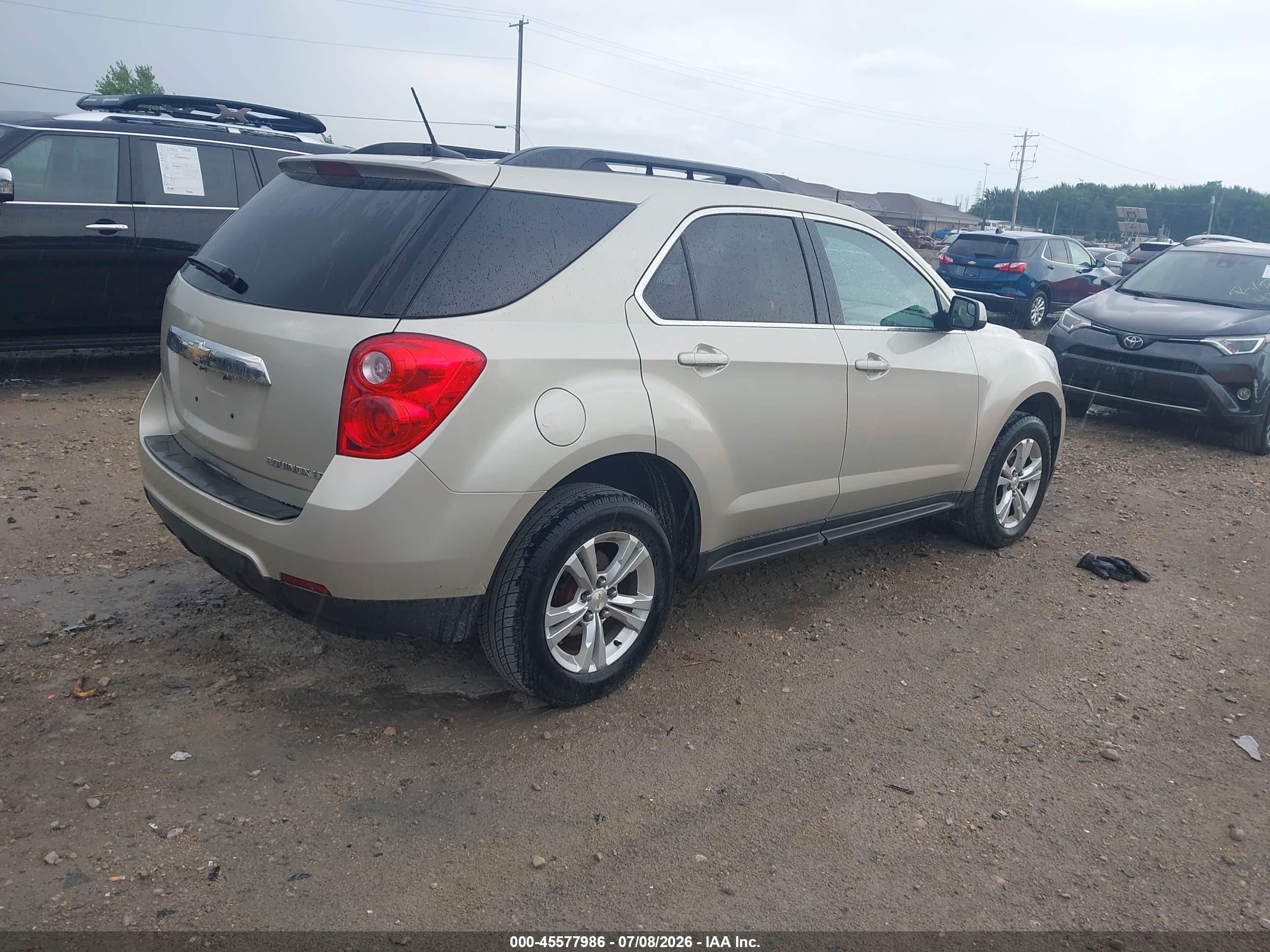 2013 Chevrolet Equinox Lt Gold vin: 2GNALDEK4D6207881